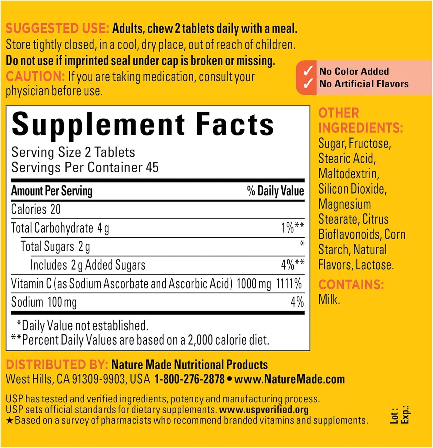 extra-strength-vitamin-c-chewable-tablets---1000mg-per-serving-immune-support-supplement-90-tablets-x-2-packs-45-day-supply-5