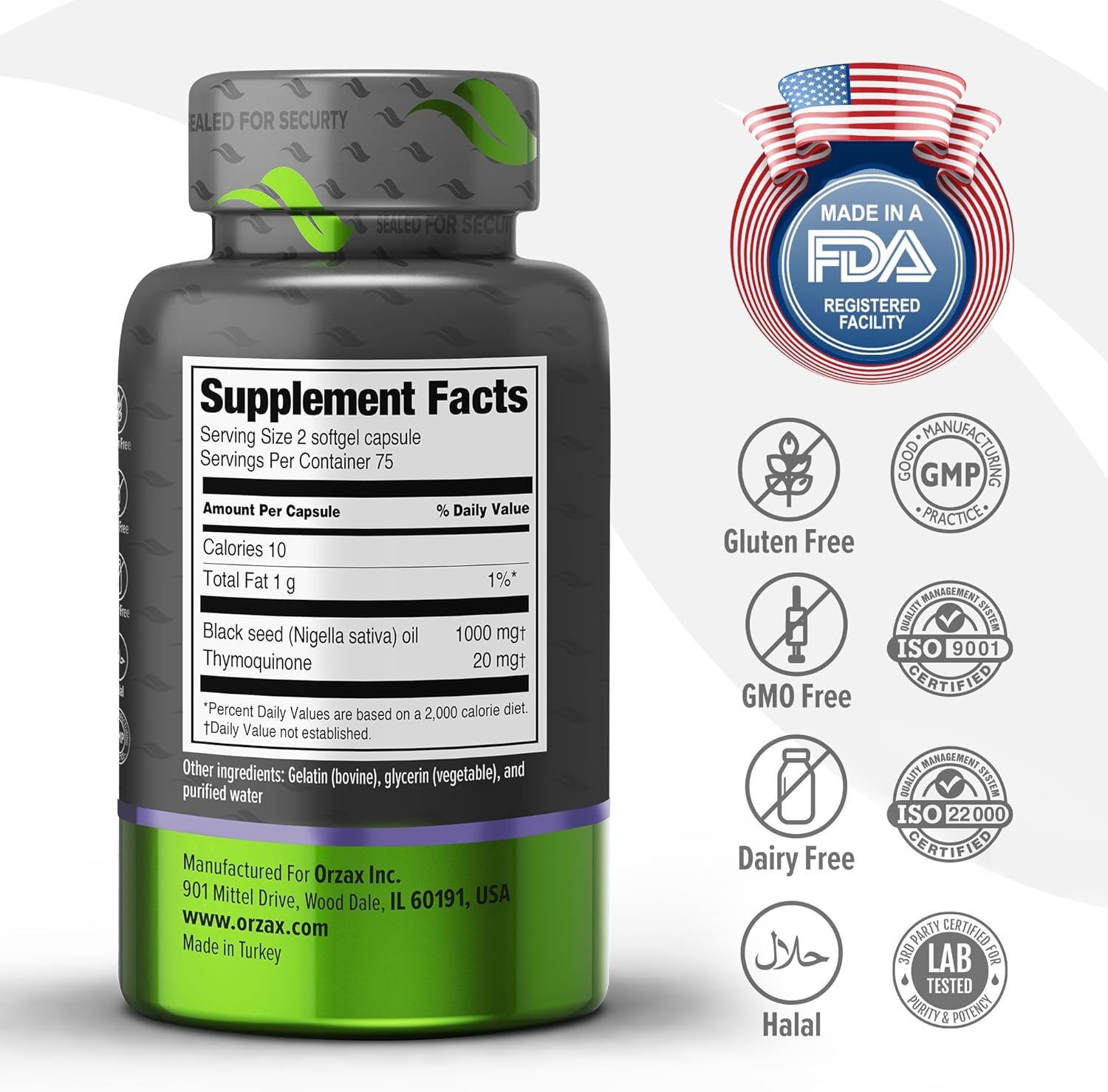 100-pure-cold-pressed-black-seed-oil-softgel-capsules---non-gmo-rich-in-omega-3-6-9-thymoquinone---for-immune-support-hair-skin-face---500mg-150-count-2