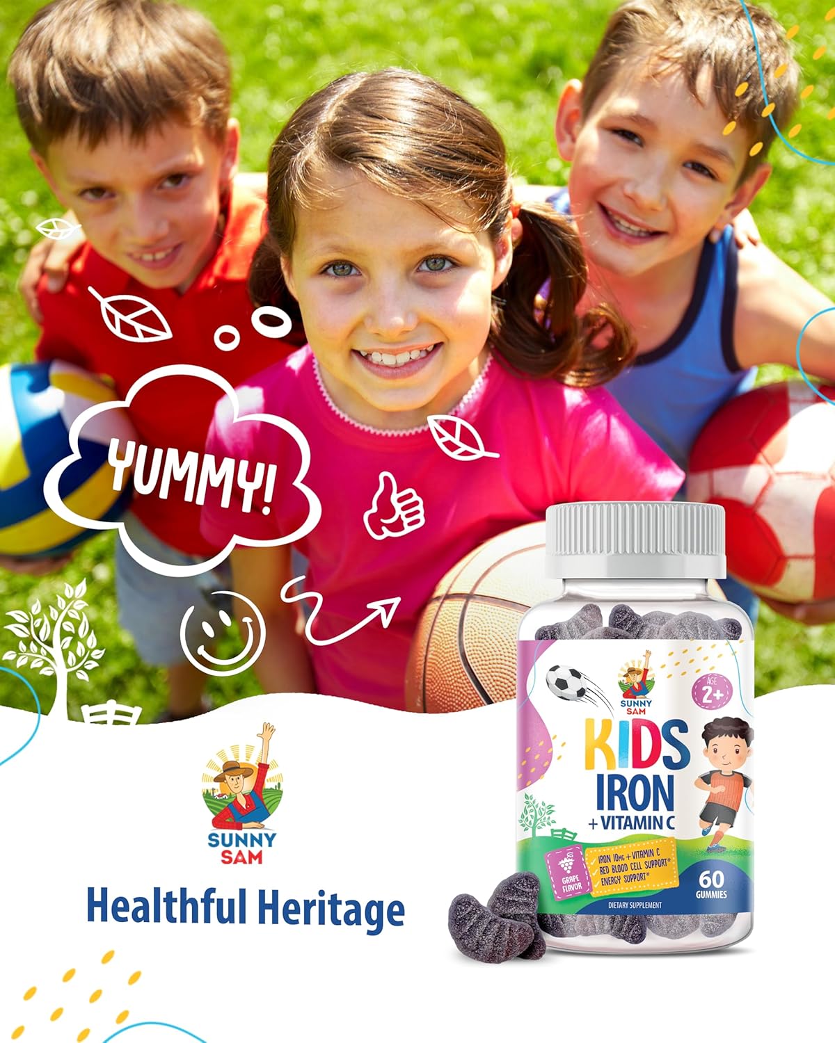 iron-gummies-for-kids-teens---10mg-iron-vitamins-with-vitamin-c---chewable-supplement-for-immune-support-red-blood-cell-production-in-children-teen-girls-6