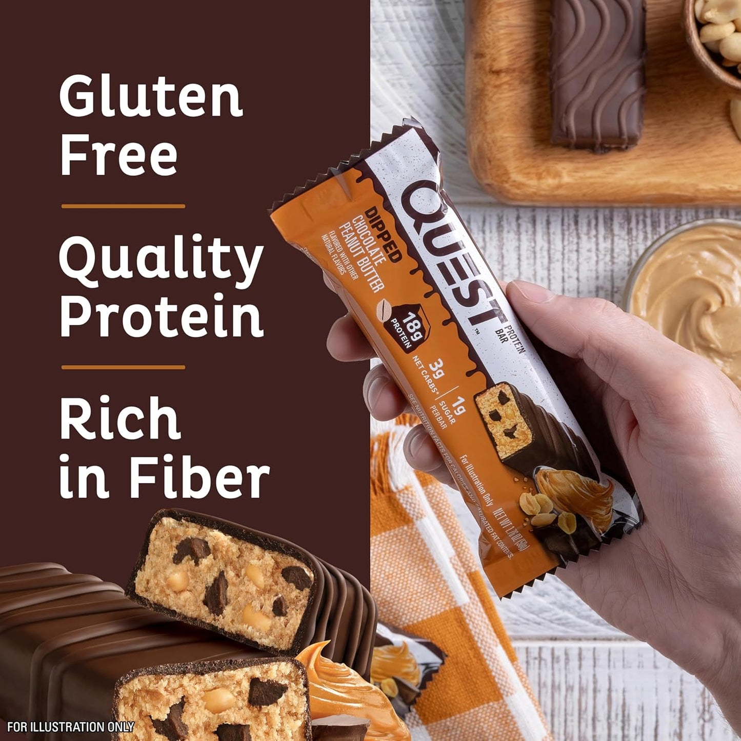 quest-nutrition-chocolate-peanut-butter-protein-bars---18g-protein-1g-sugar-3g-net-carbs-gluten-free---pack-of-4-3