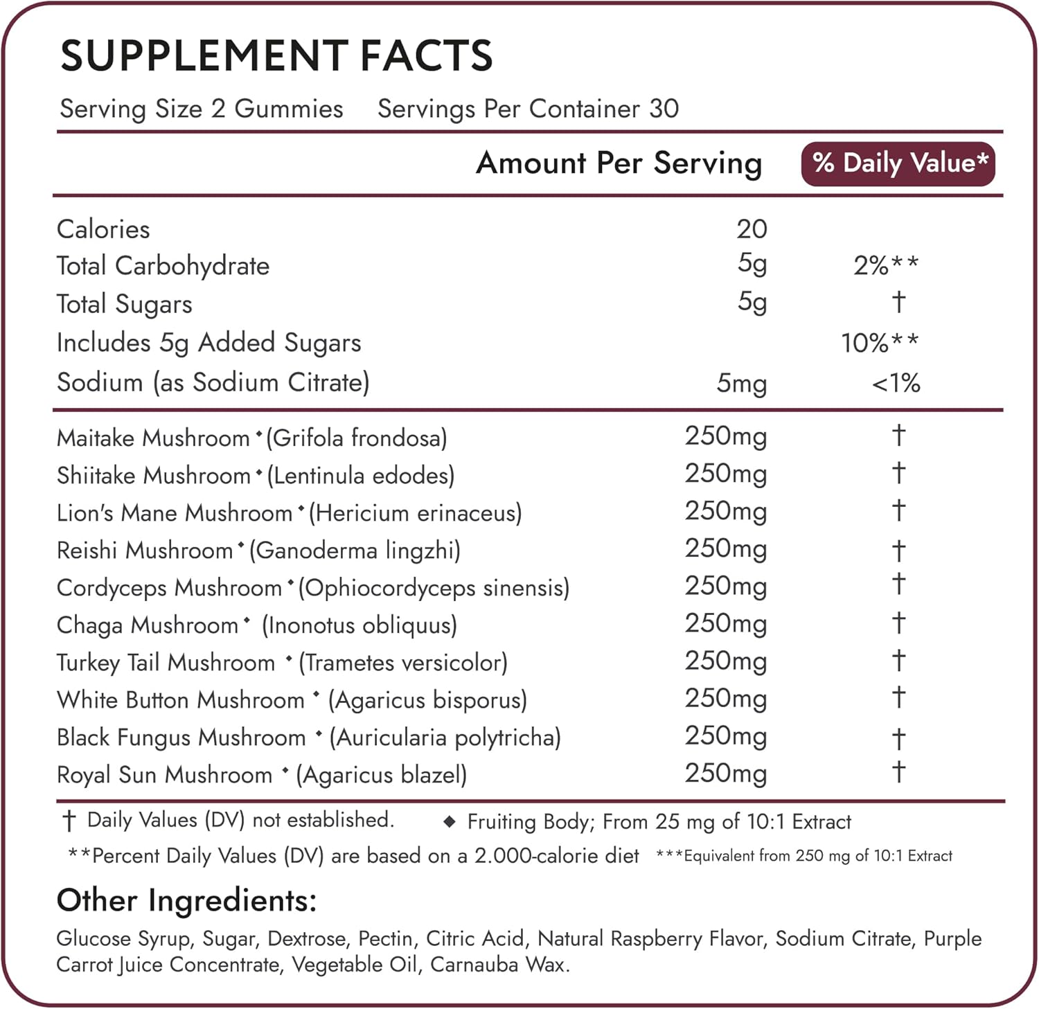 mushroom-complex-gummies-with-chaga-lions-mane-reishi-cordyceps---brain-boost-immune-support---superfood-supplement---10-powerful-mushrooms---pack-of-1-8