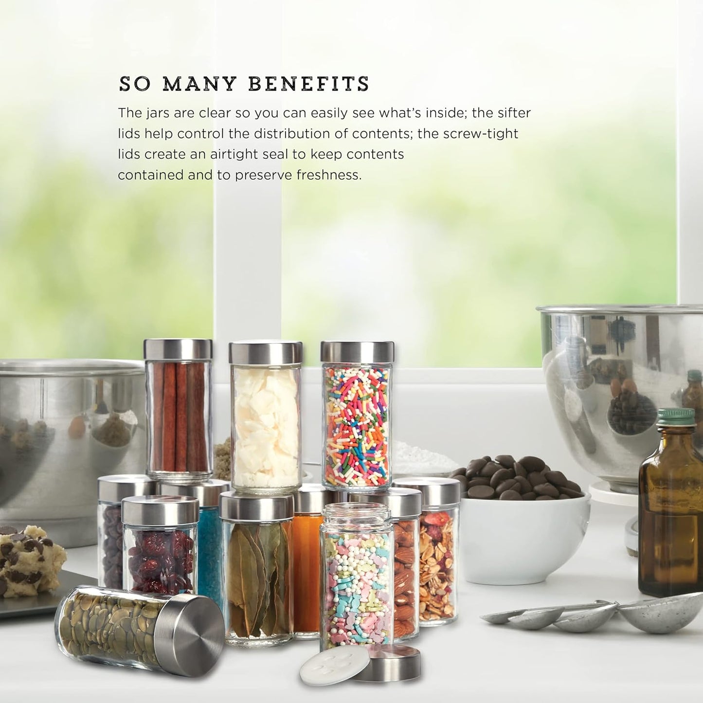 set-of-12-kamenstein-clear-3-oz-jars-with-stainless-steel-shaker-lids-and-airtight-caps-for-reusable-storage-2