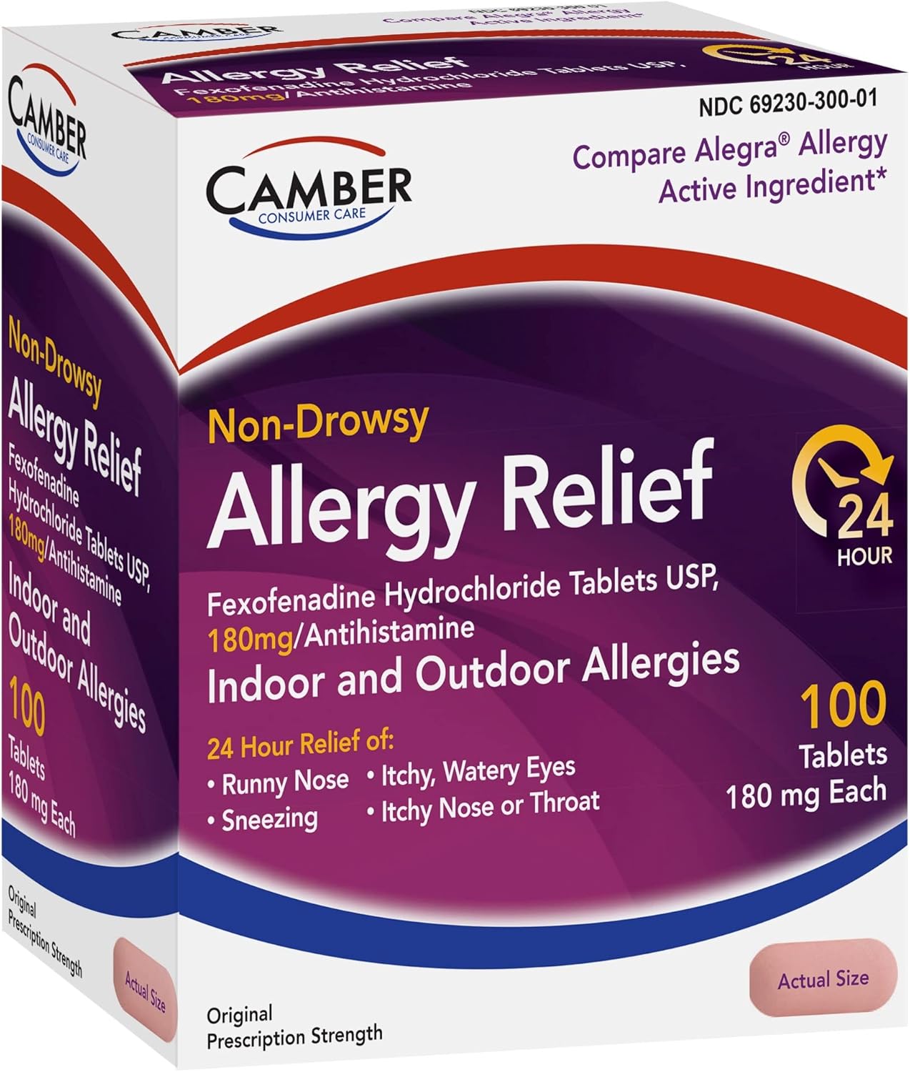 non-drowsy-camber-fexofenadine-antihistamine-24-hour-allergy-relief---100-tablets-for-indoor-and-outdoor-use-1