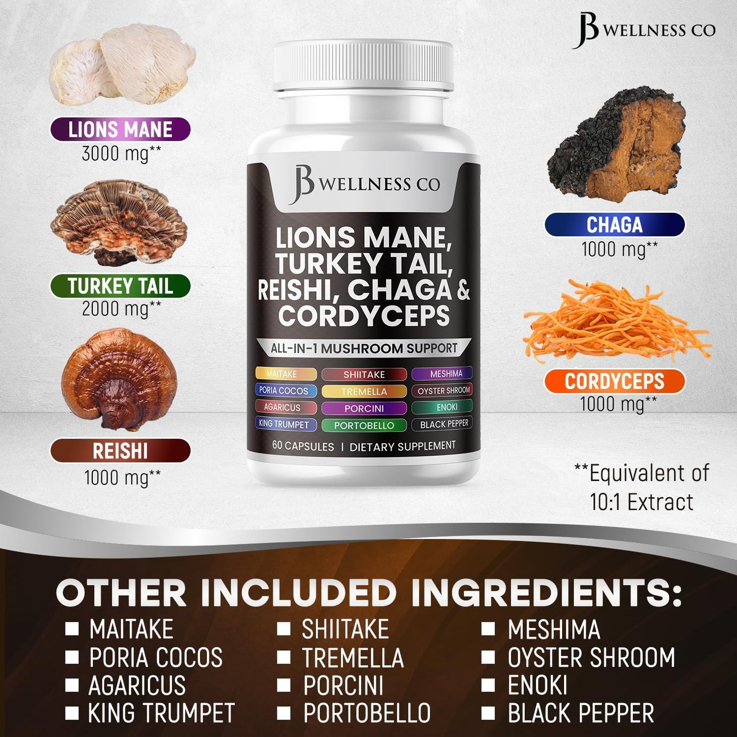 lions-mane-turkey-tail-mushroom-supplement-for-cognitive-immune-support---60-count-with-reishi-cordyceps-chaga-marshmallow-root---jb-wellness-co-6