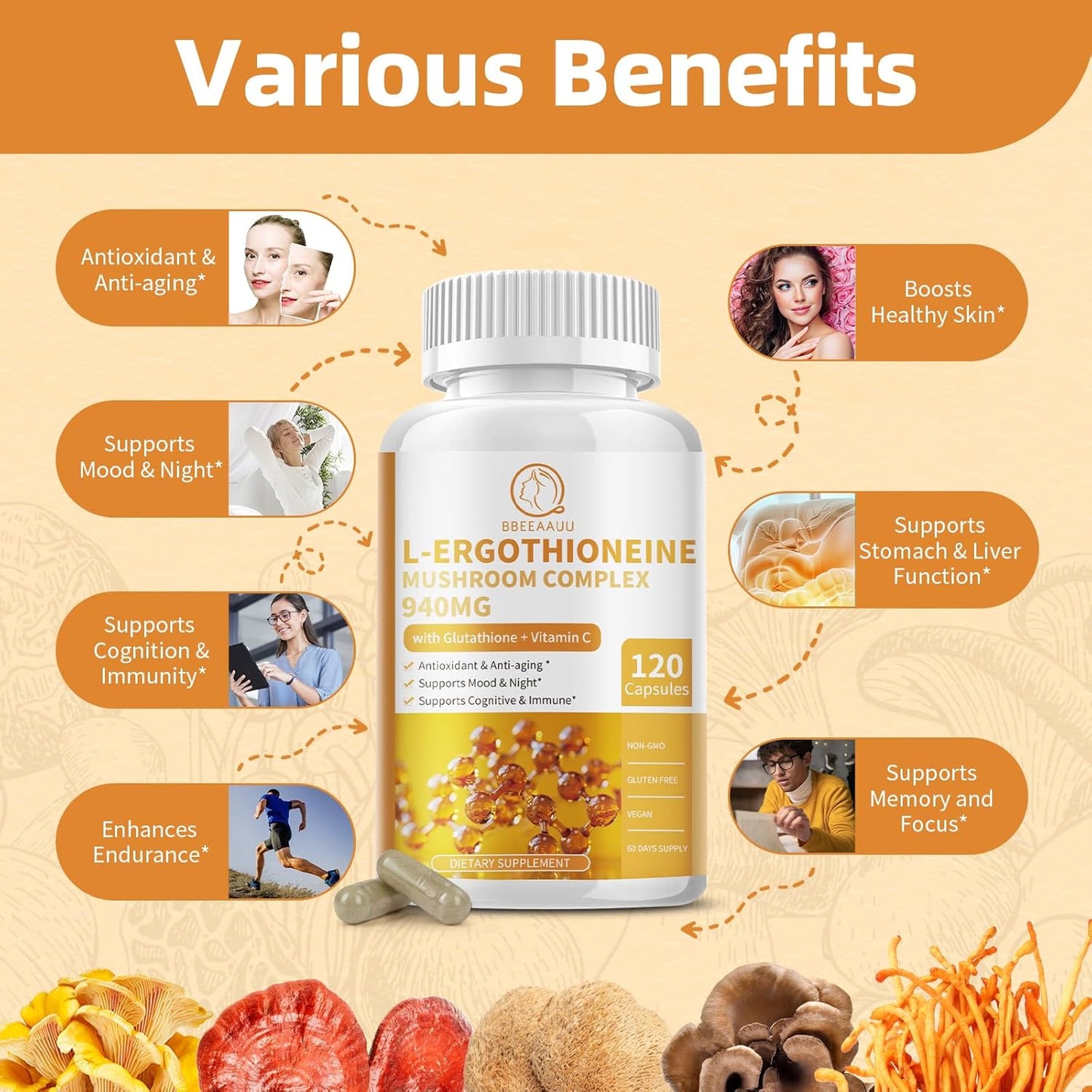 9-in-1-mushroom-complex-capsules-with-l-ergothioneine-glutathione-lions-mane-reishi-cordyceps---organic-extracts-for-immune-antioxidant-support---120-count-vegan-supplements-4
