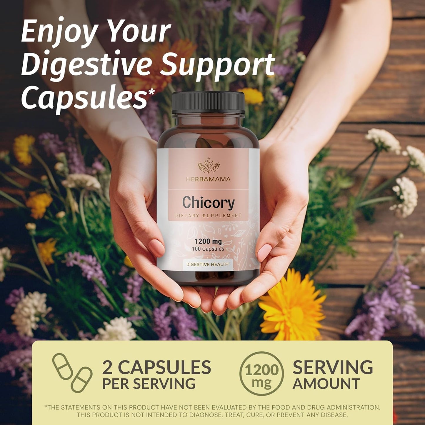 inulin-and-chicory-root-capsule-bundle---1200mg-fiber-1200mg-capsules---vegan-non-gmo---2-pack---herbamama-3