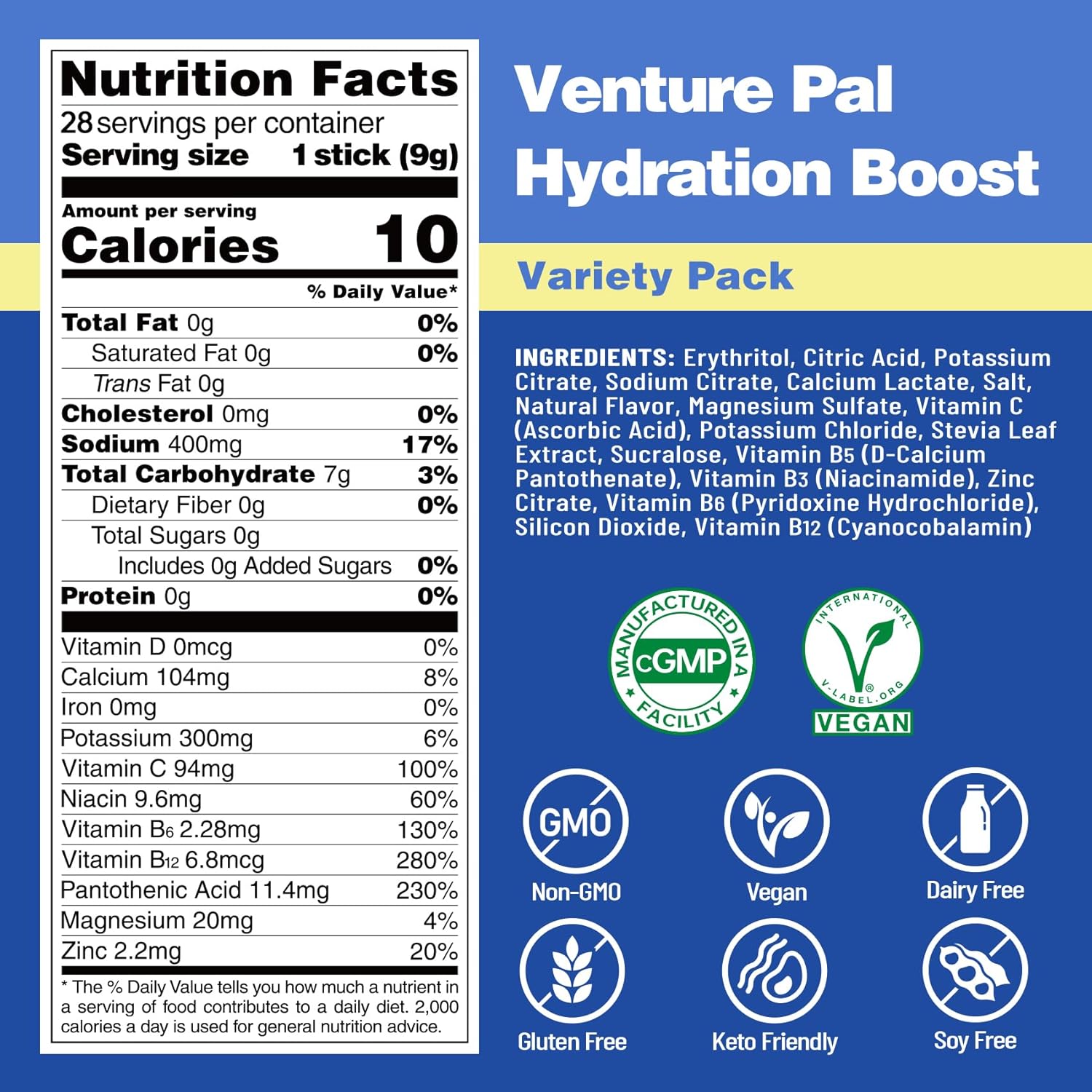 bundle-venture-pal-mushroom-coffee-electrolyte-powder---12-in-1-focus-immunity-coffee-with-ashwagandha-sugar-free-electrolyte-packets---40-servings-16-sticks-6