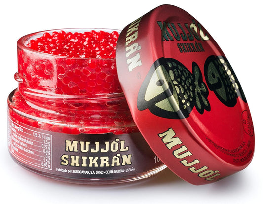 premium-red-mullet-roe-caviar-pearls---eurocaviar-shikran-352-oz-100-g---delicious-caviar-alternative-1