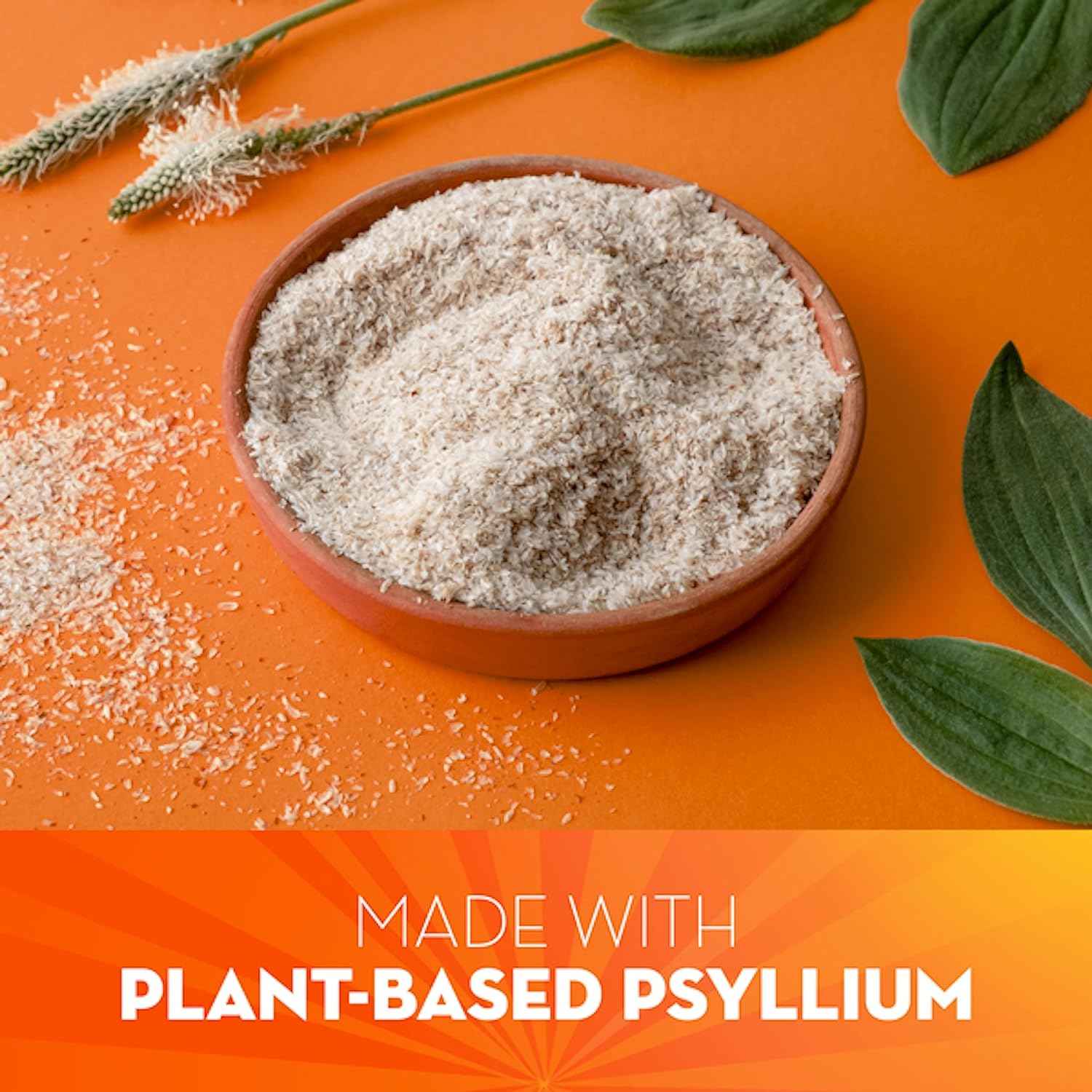 Sugar-Free Berry Flavored Metamucil Fiber Powder Drink, 114 Servings, 4-in-1 Psyllium Supplement