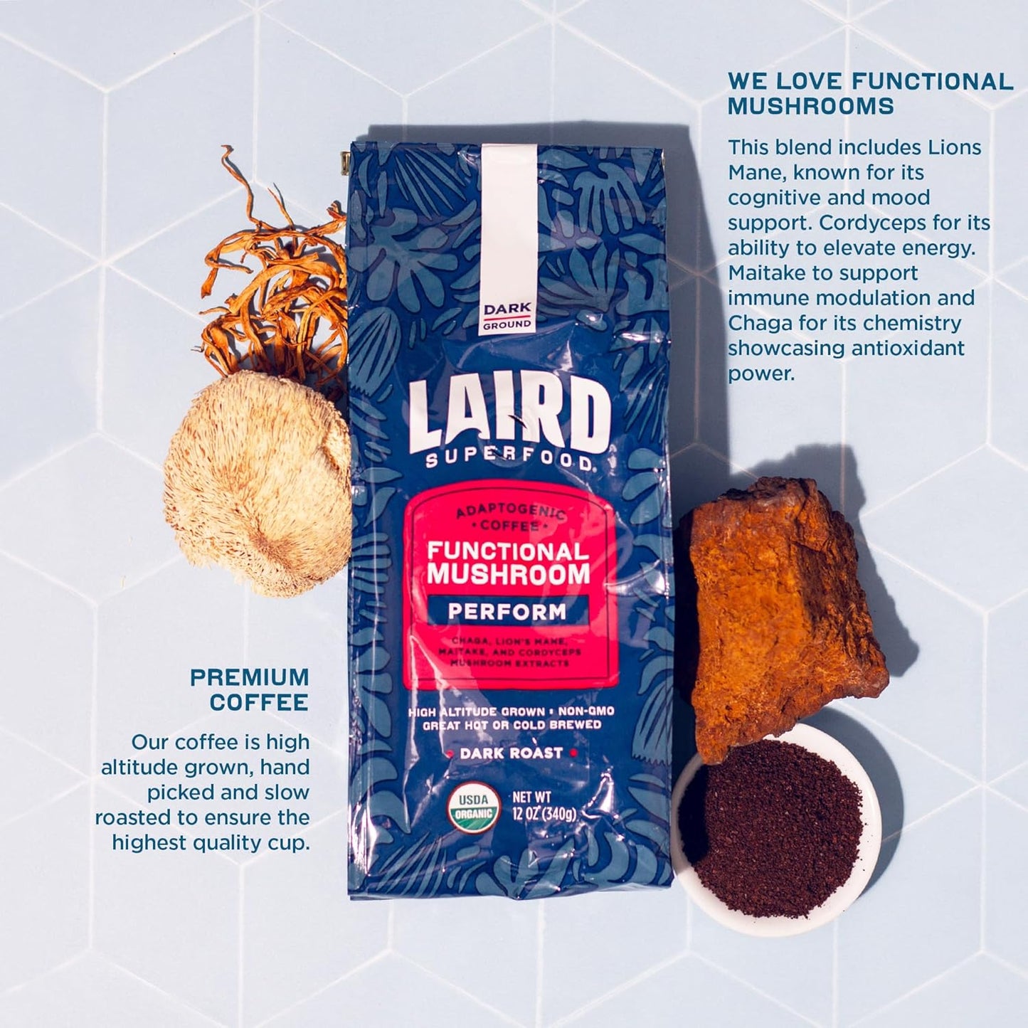certified-organic-peruvian-dark-roast-coffee-with-functional-mushrooms---gluten-free-dairy-free-non-gmo---12-oz-bag---paleo-keto-friendly-4
