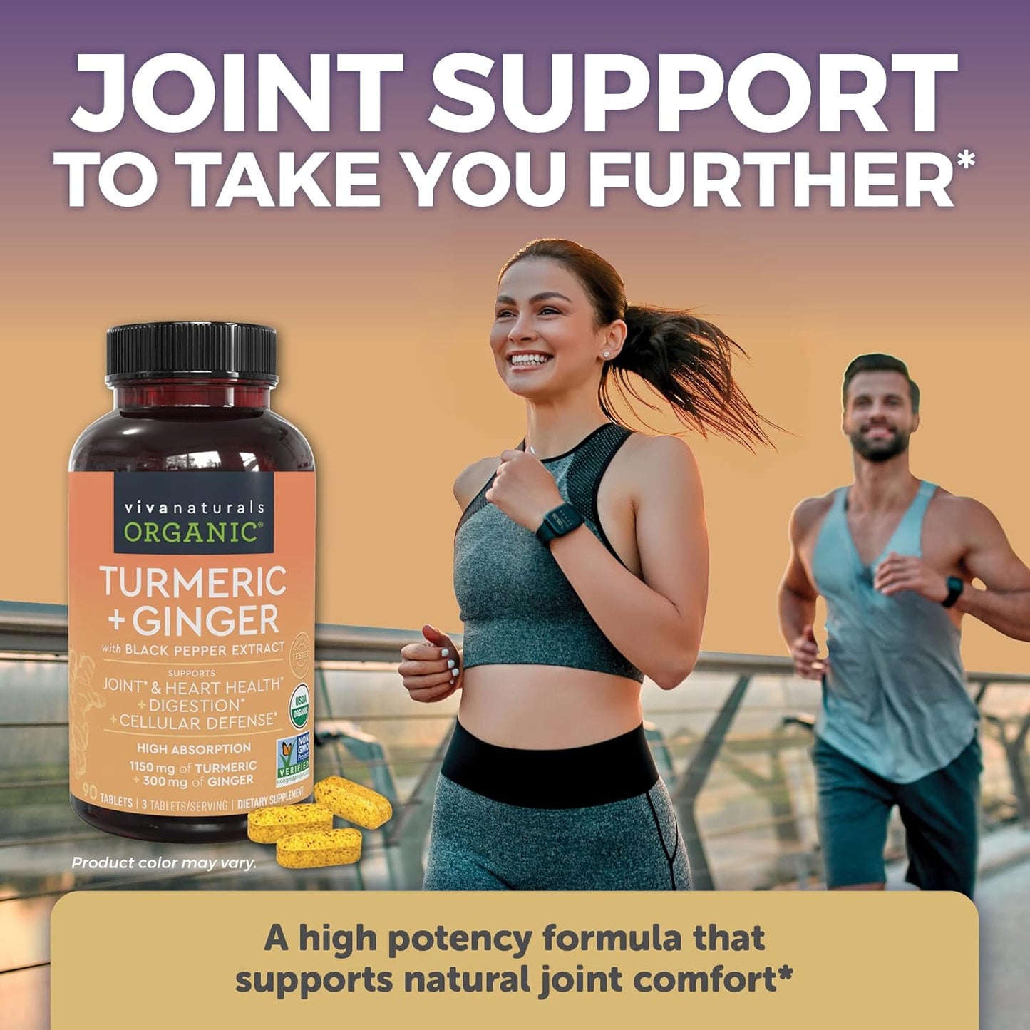 Organic Turmeric Curcumin Supplement Bundle with Elderberry, Vitamin C, Zinc, and Vitamin D3 for Joint, Immune, Heart, and Digestive Support - Espot.com.au