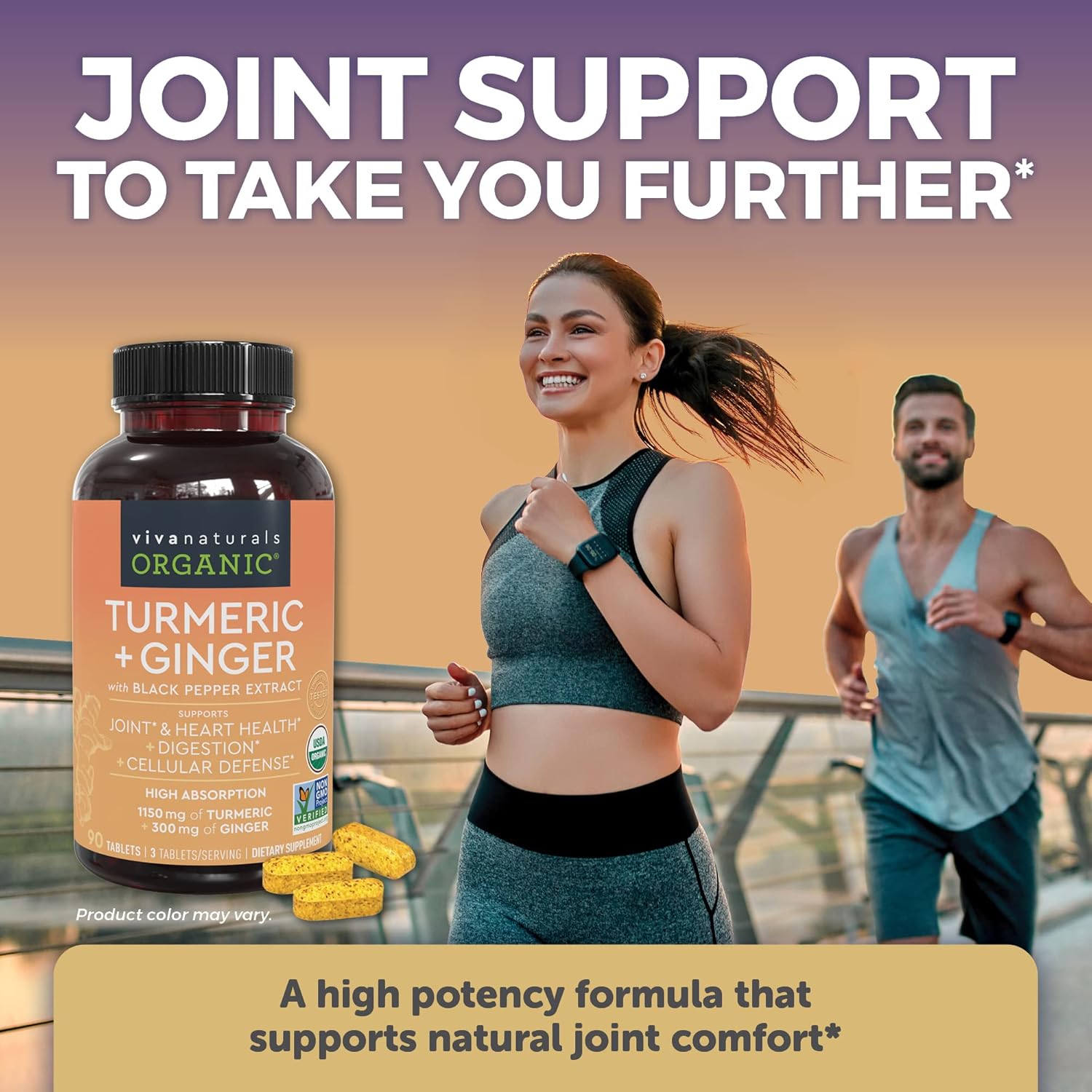 Organic Turmeric Curcumin Supplement Bundle with Elderberry, Vitamin C, Zinc, and Vitamin D3 for Joint, Immune, Heart, and Digestive Support - Espot.com.au