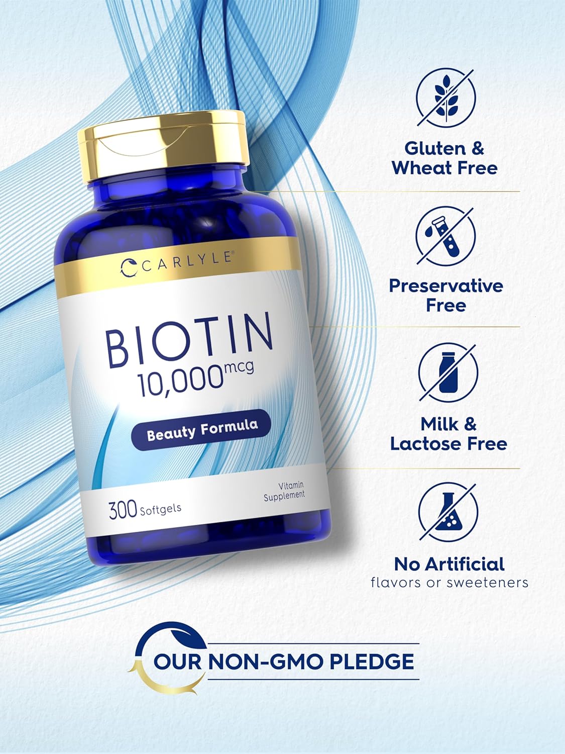 carlyle-biotin-10000mcg-softgels---300-count-max-strength-non-gmo-gluten-free-supplement-5