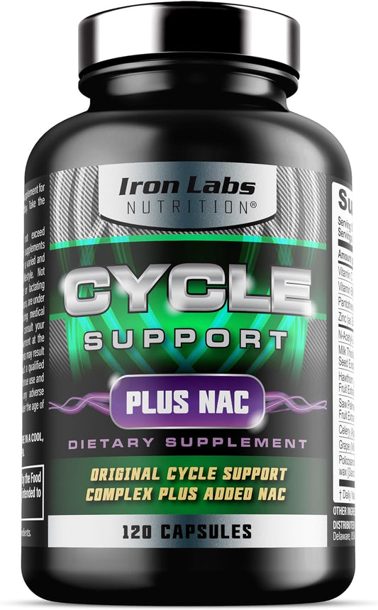 iron-labs-nutrition-cycle-support-plus-nac---kidney-liver-supplement---on-cycle-support-for-men---n-acetyl-l-cysteine-milk-thistle---120-capsules-1