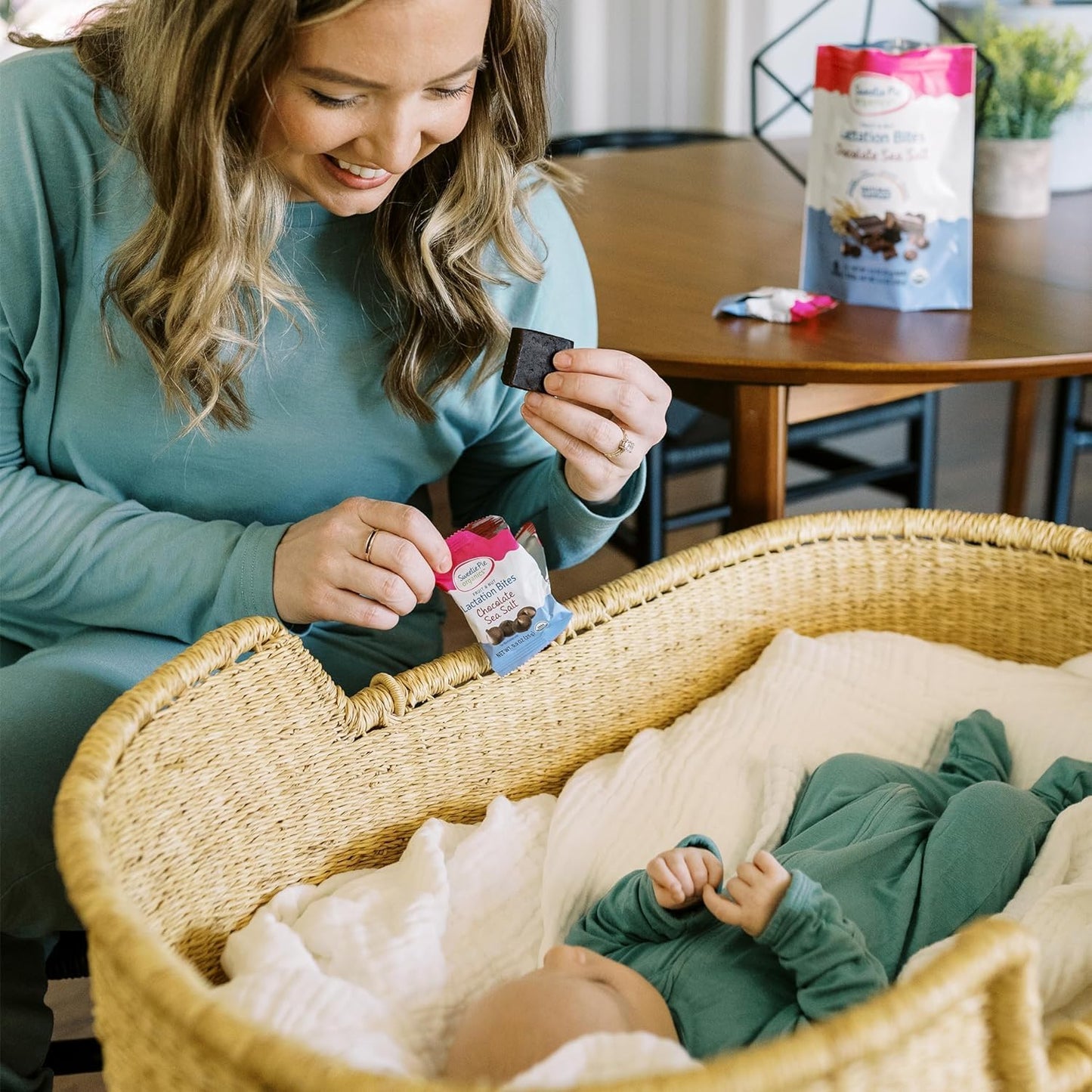 Organic Fruit & Nut Lactation Bites - Breastfeeding Support, Boost Milk Supply, Fenugreek-Free, Natural Galactagogues - Chocolate Sea Salt, 6 Pack - Espot.com.au