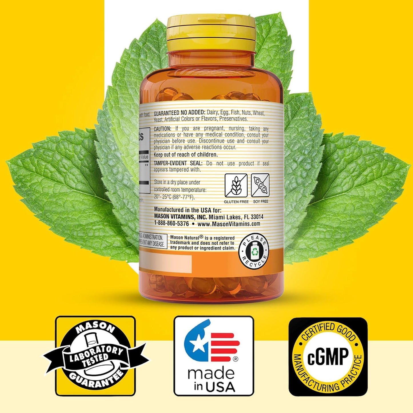 peppermint-oil-enteric-coated-softgels---gastrointestinal-comfort-support---90ct-dietary-supplement-for-healthy-gut-bowel-6