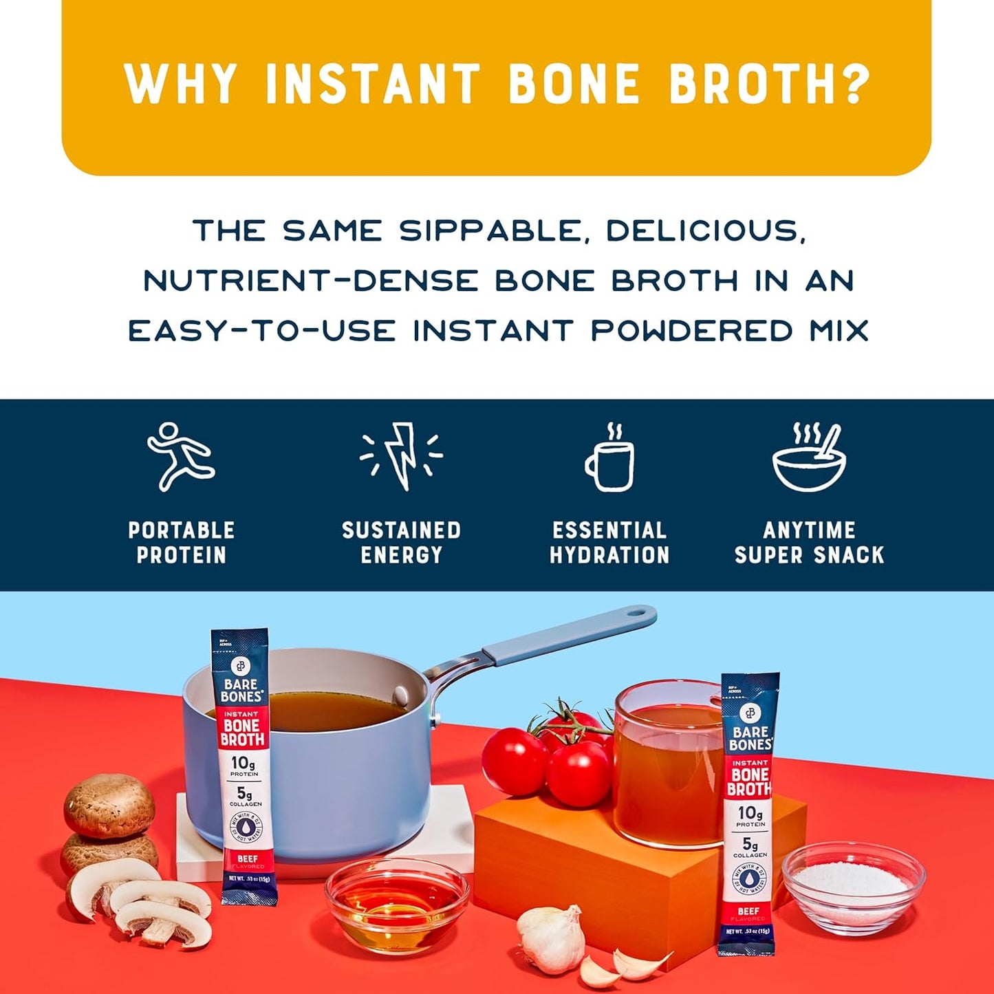 variety-pack-bone-broth-instant-powdered-beverage-mix-chicken-beef---32-pack-15g-sticks-10g-protein---keto-paleo-friendly-7