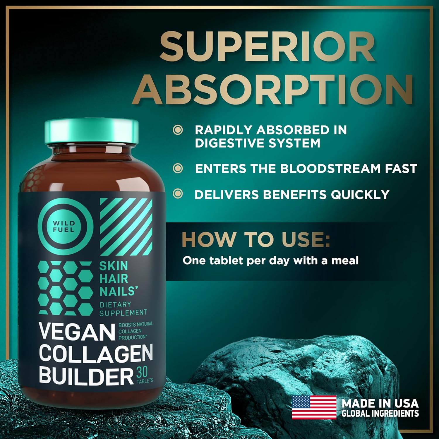vegan-collagen-booster-tablets-with-biotin-organic-superfood---cruelty-free-collagen-supplements-for-skin-hair-nails---2-pack-60-vegetarian-pills-8