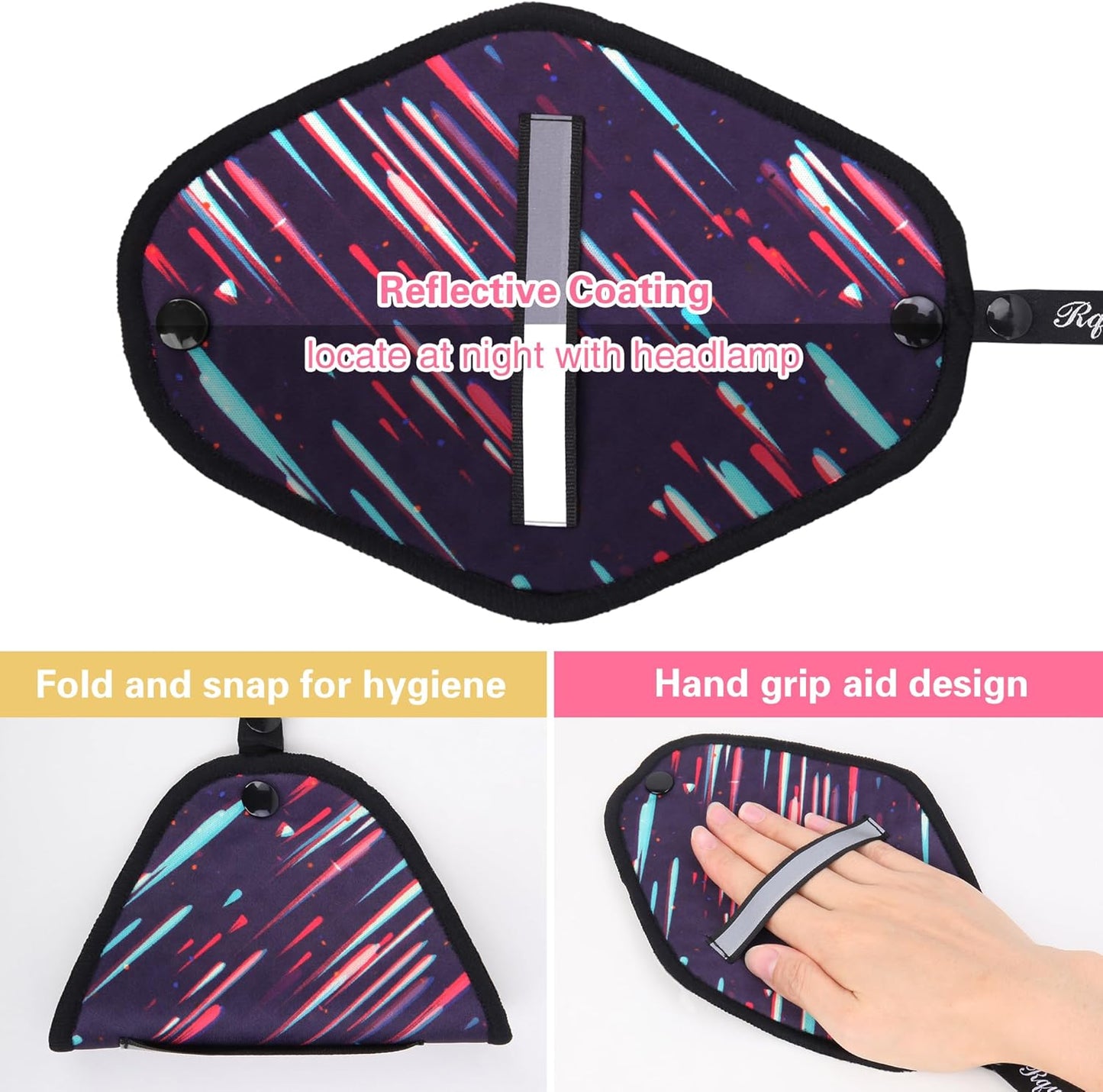 Soft & Absorbent 2 Pack Pee Cloths for Women Hiking - Reusable & Washable, Ideal for Travel, Camping, and Backpacking - Espot.com.au