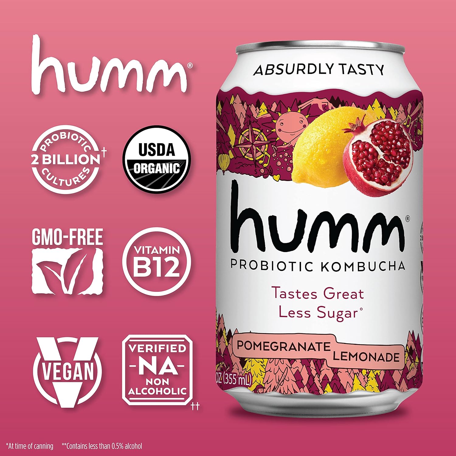 humm-kombucha-paradise-variety-12-pack-with-2-billion-probiotics-for-gut-health---includes-blackberry-coconut-lime-and-pomegranate-lemonade-flavors-4