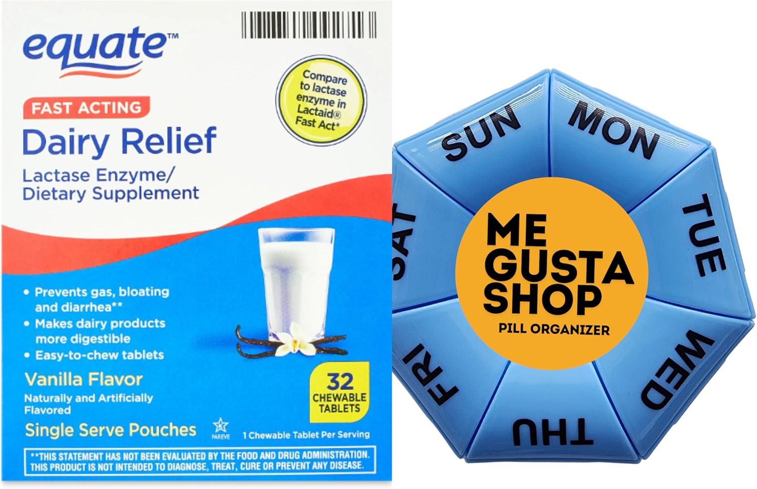 me-gusta-shop-vanilla-flavor-dairy-relief-lactase-enzyme-chewables-32-count-with-pill-organizer---fast-acting-dietary-supplement-1