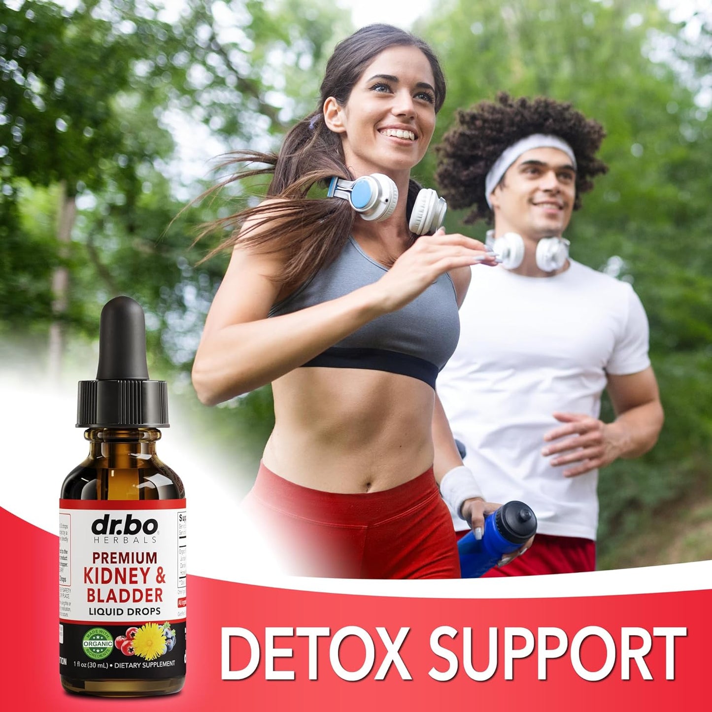 Organic Kidney Support Supplement for Bladder Health - Renal Cleanse Drops with Juniper Berry, Cleavers, Dandelion - Detox & Flush Urinary Tract - Herbal 1oz - Espot.com.au