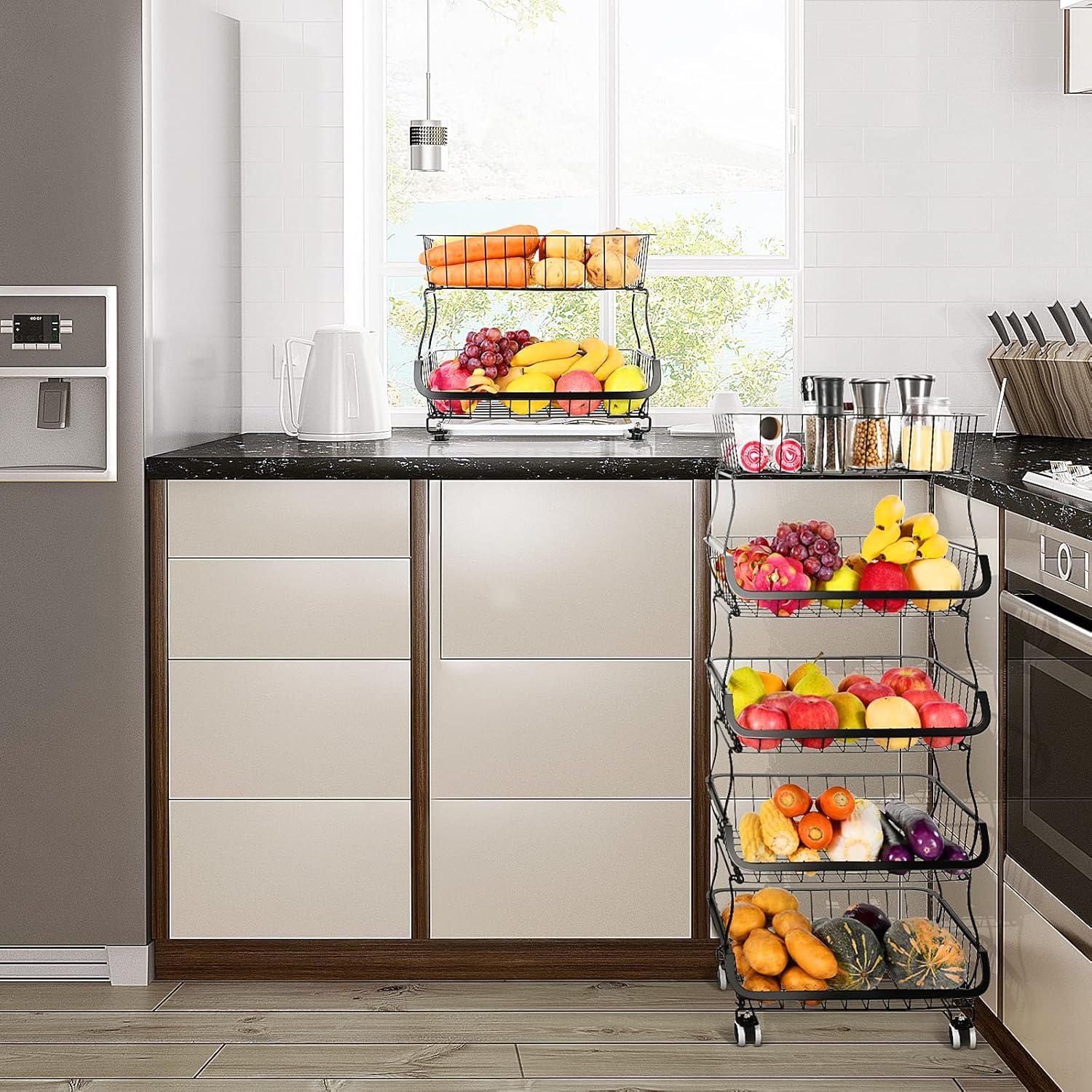 5-tier-stackable-metal-wire-fruit-vegetable-storage-basket-with-wheels---organize-produce-in-kitchen-pantry-bathroom-2