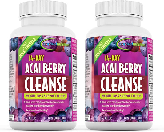 2-pack-applied-nutrition-14-day-acai-berry-cleanse-tablets---112-tablets-in-total---detox-and-cleanse-support-supplement-1