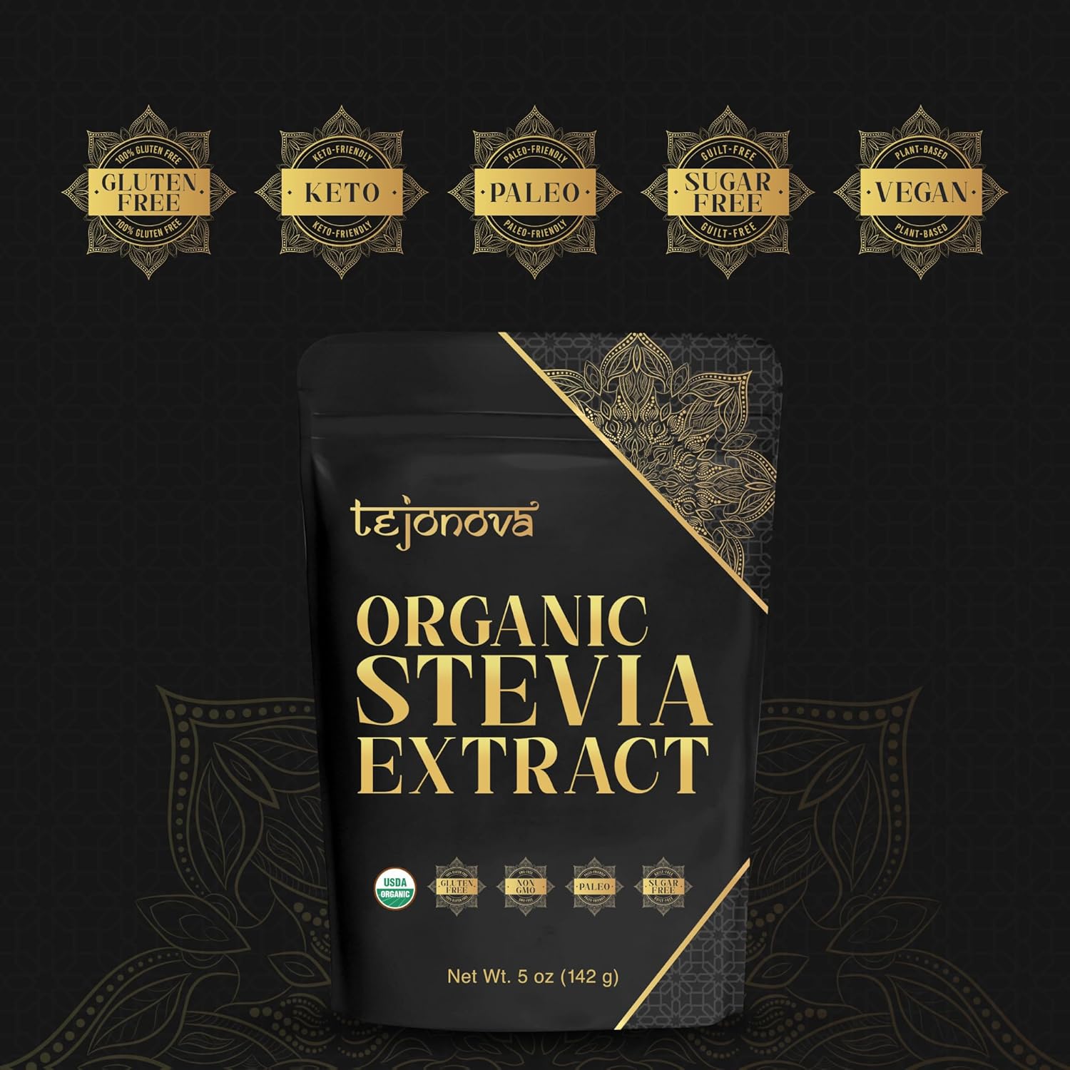 organic-stevia-powder-5oz---zero-calorie-sweetener-pure-stevia-extract-powder-sugar-substitute---1014-servings---non-gmo-usda-certified-organic-3