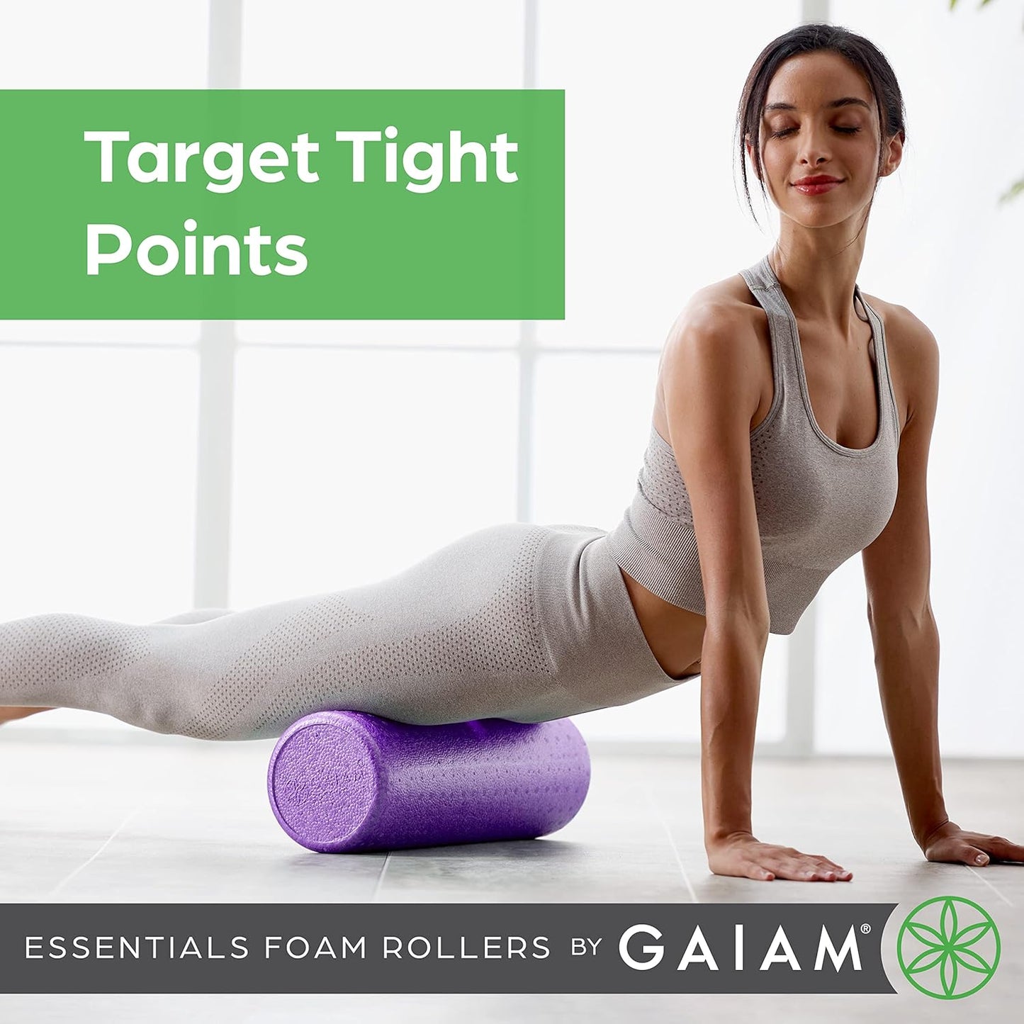 high-density-firm-foam-roller-for-back-pain-relief-muscle-recovery---gaiam-essentials-deep-tissue-massager-4
