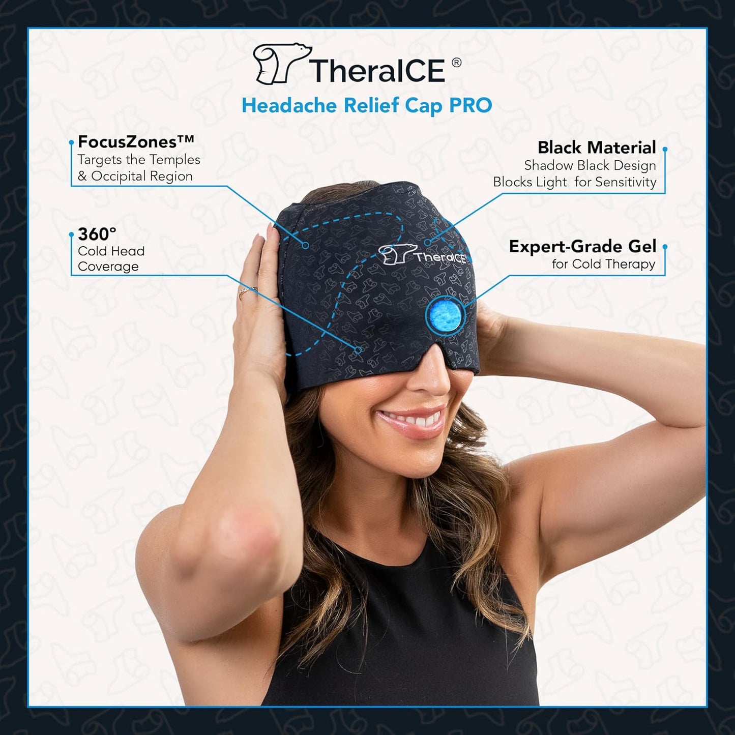 theraice-migraine-relief-cap-pro---ice-face-mask-for-headache-relief-cold-compress-head-wrap-with-focuszone-technology-for-tension-headaches-stress-hangover-2