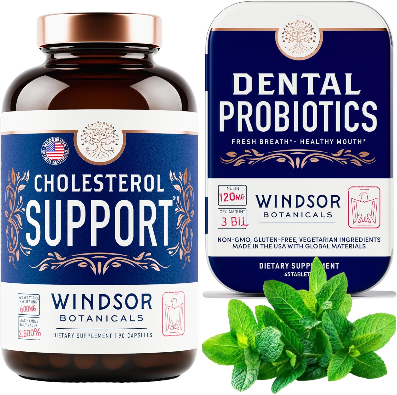 bundle-of-windsor-botanicals-cholesterol-support-supplements-and-dental-probiotics-for-fresh-breath---improve-oral-health-and-lower-cholesterol-levels-1