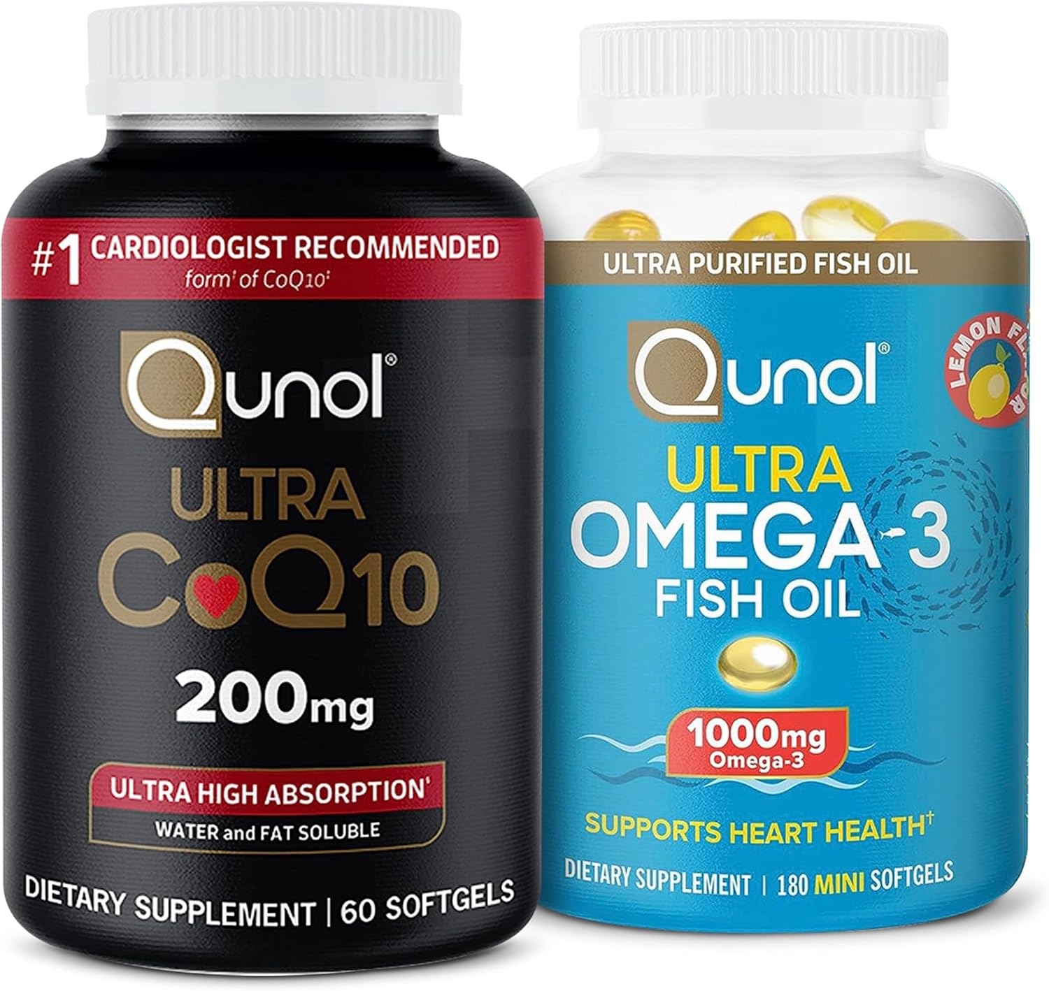 qunol-coq10-100mg-softgels-with-3x-better-absorption-fish-oil-omega-3-mini-softgels-1000mg-epa-dha---bundle-pack-4-month-and-3-month-supply-1