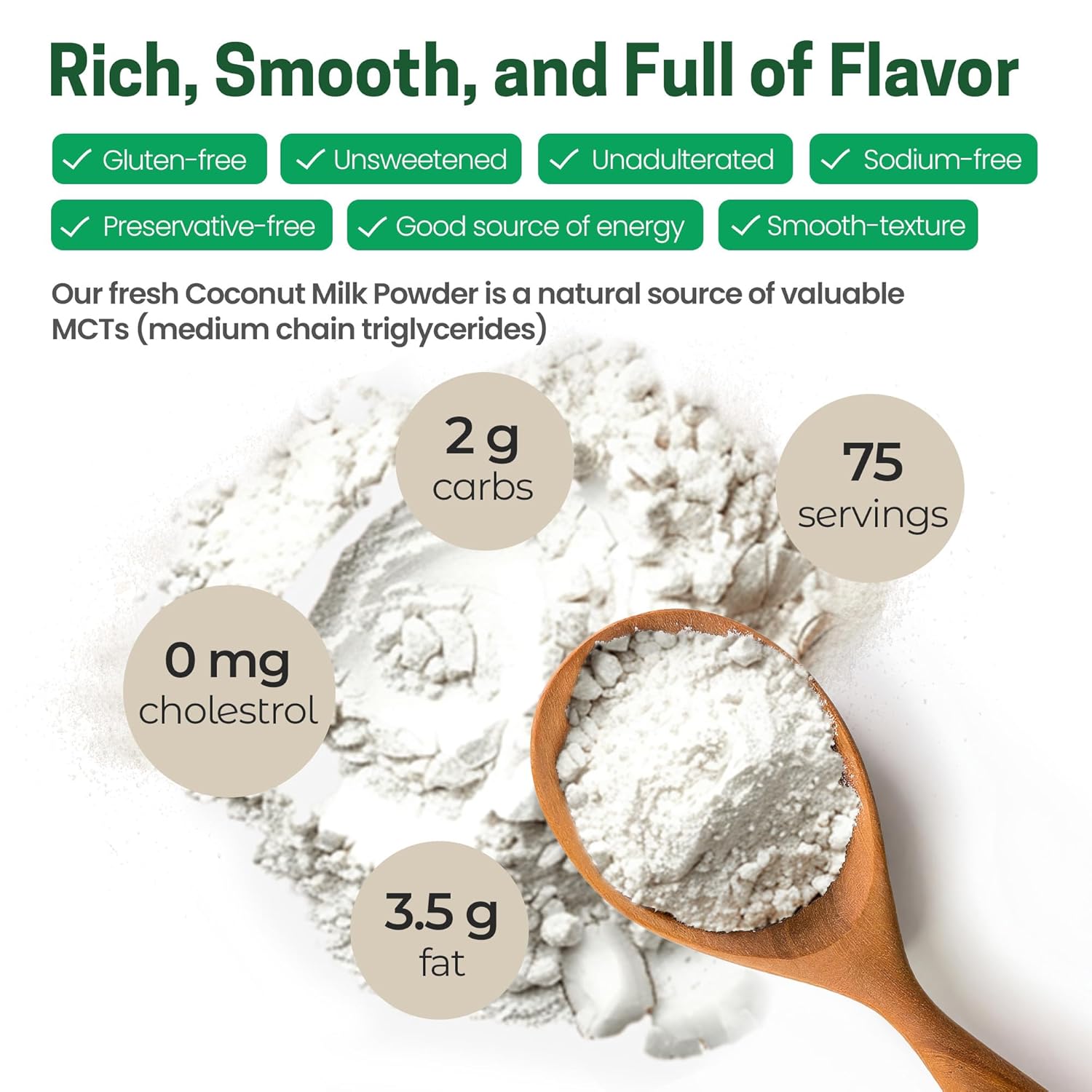 organic-coconut-milk-powder---all-natural-vegan-dairy-free-creamer-for-coffee-smoothies---gluten-free-non-gmo---1-lb-4