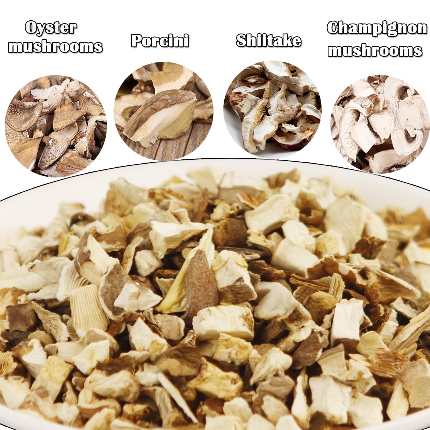 assorted-dried-mushroom-granules-for-cooking---shiitakes-champignon-porcini-oyster---381-oz-108g-pack-4