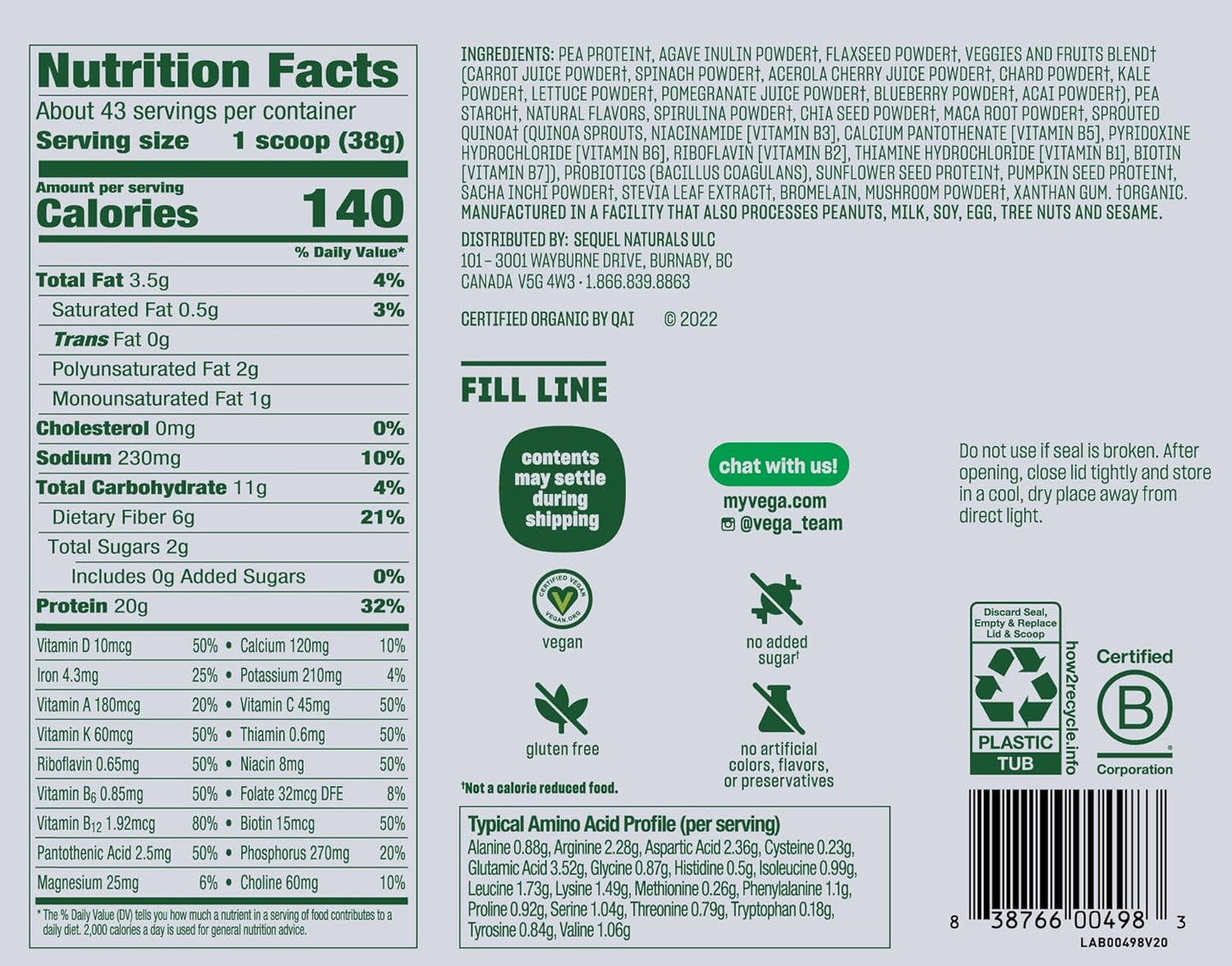 vega-organic-french-vanilla-vegan-protein-powder-310lbs-pack-of-6---43-servings-immunity-support-keto-friendly-pea-protein-for-men-women-2