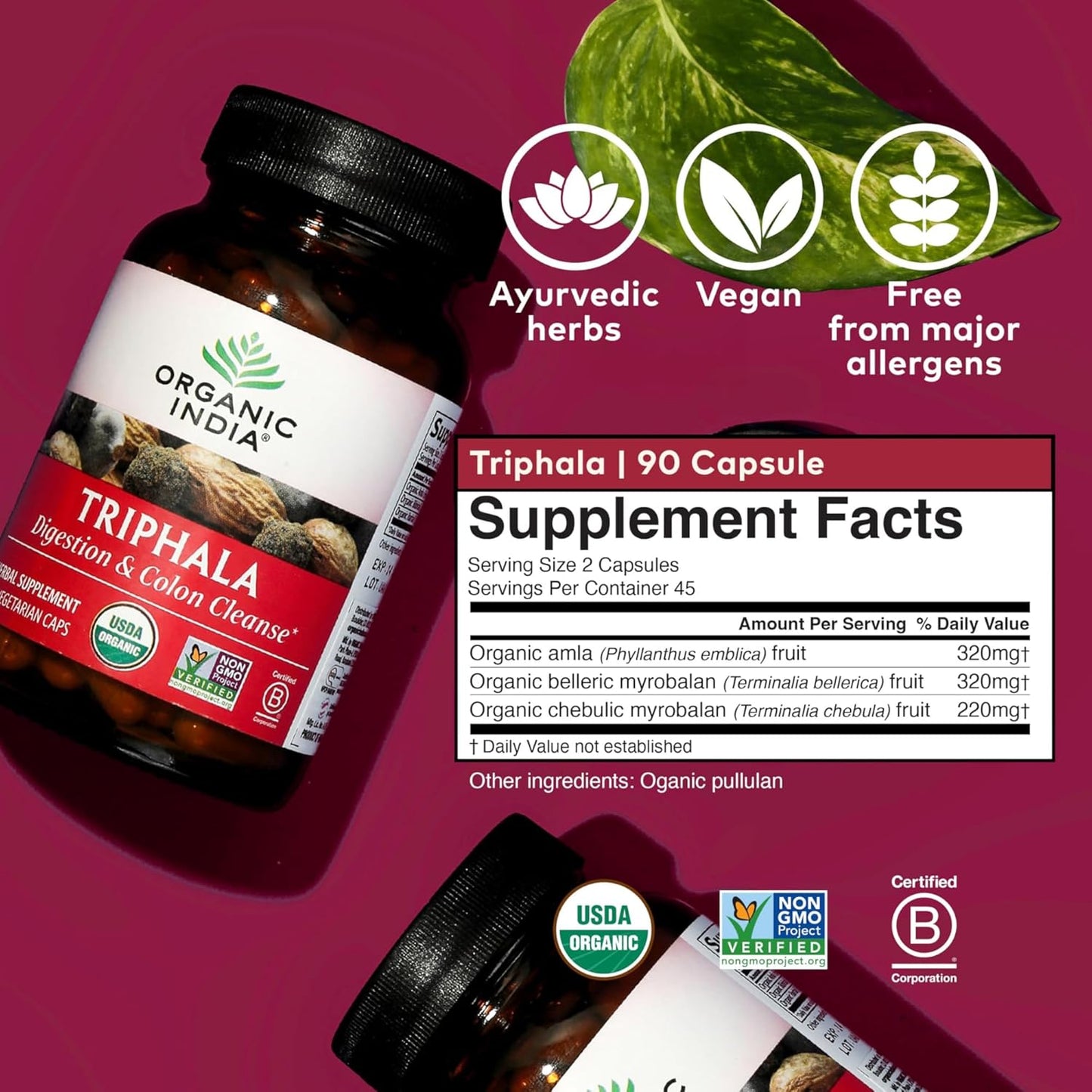 usda-certified-organic-triphala-capsules-with-amla-bibhitaki-haritaki---herbal-supplement-for-digestion-colon-immune-system-support---vegan---90-capsules-6