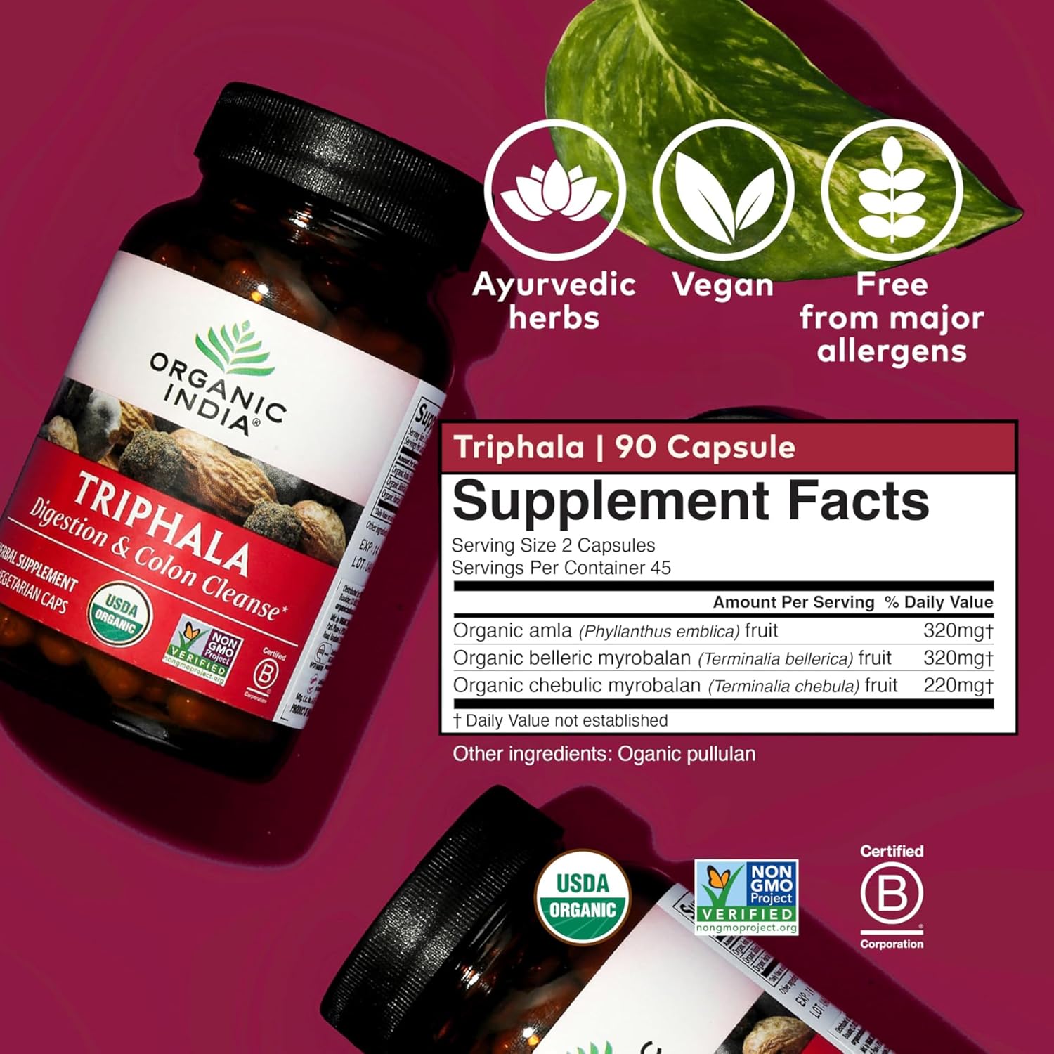 usda-certified-organic-triphala-capsules-with-amla-bibhitaki-haritaki---herbal-supplement-for-digestion-colon-immune-system-support---vegan---90-capsules-6