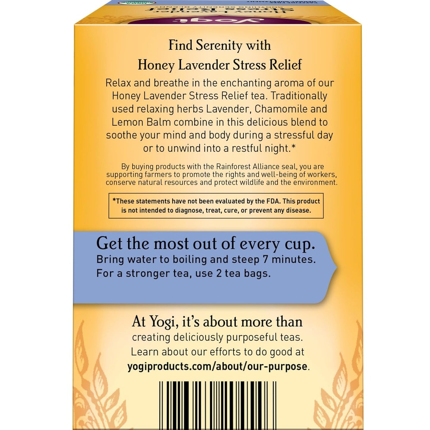 organic-chamomile-lavender-tea-with-honey-flavor---stress-relief-tea-bags---includes-lemon-balm-lemongrass-spearmint-peppermint---pack-of-96-bags-2