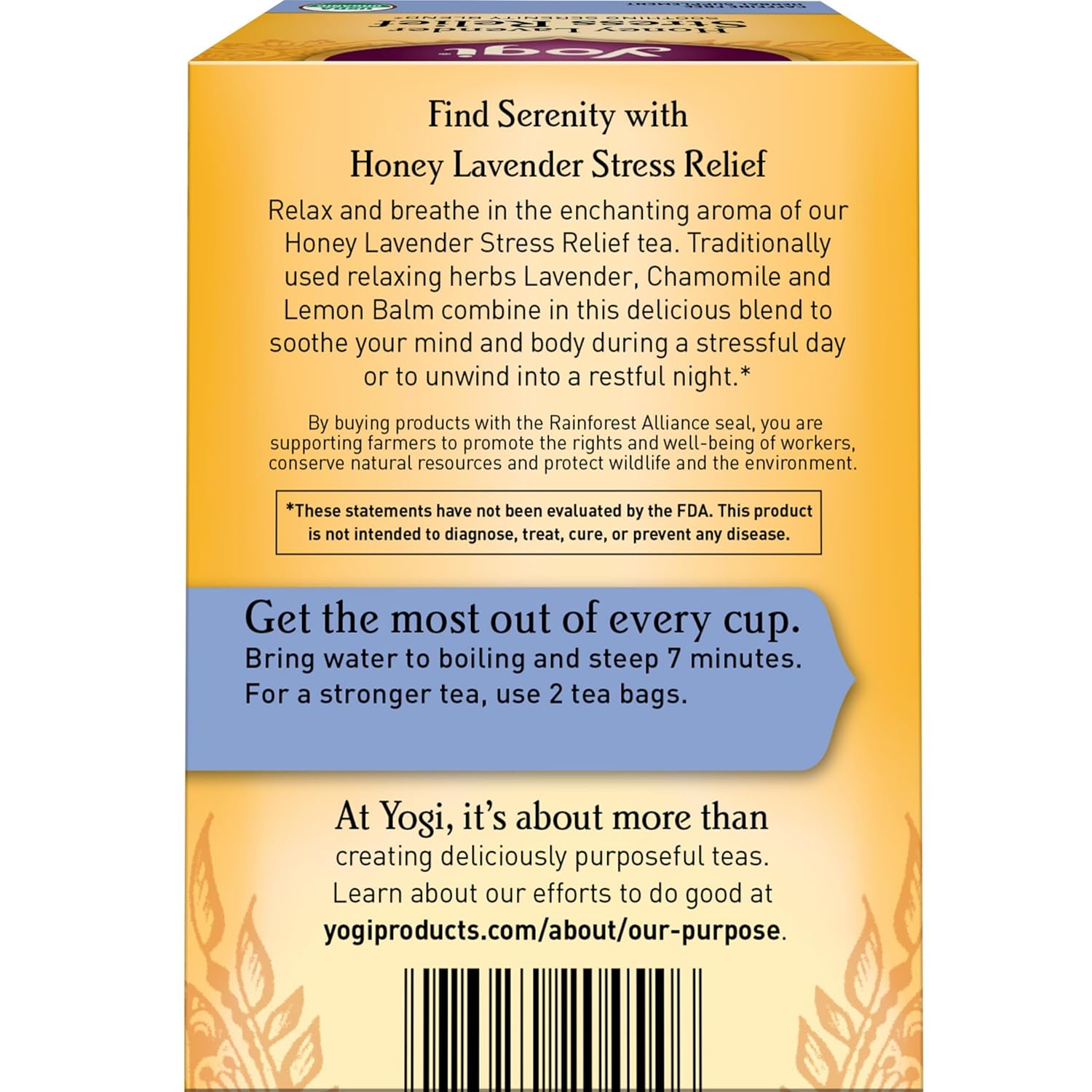 organic-chamomile-lavender-tea-with-honey-flavor---stress-relief-tea-bags---includes-lemon-balm-lemongrass-spearmint-peppermint---pack-of-96-bags-2