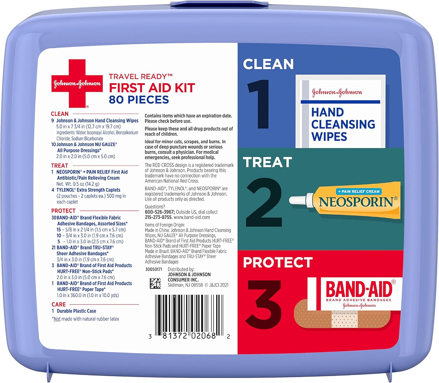 johnson-johnson-80-pc-travel-ready-first-aid-kit-for-minor-wound-care-assorted-bandages-gauze-pads-ideal-for-travel-on-the-go-6