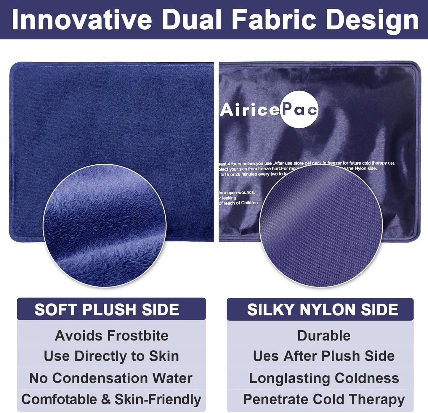 reusable-gel-ice-pack-for-injuries---cold-therapy-for-knee-neck-shoulder-ankle-elbow-hip-back-pain-relief---swelling-bruises-surgery---7x11-blue-3