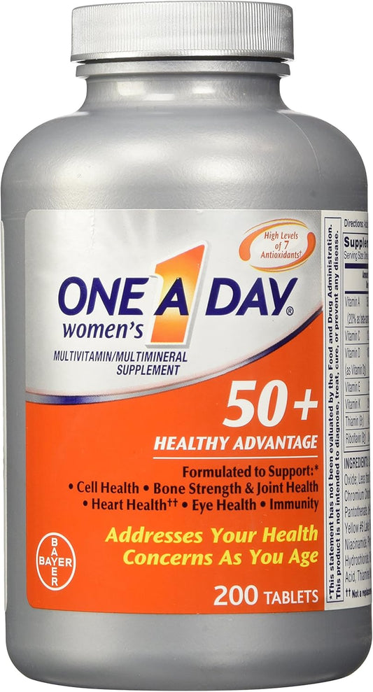 Womens 50 Plus Healthy Advantage One A Day Multivitamin Supplement - 200 Tablets - Espot.com.au