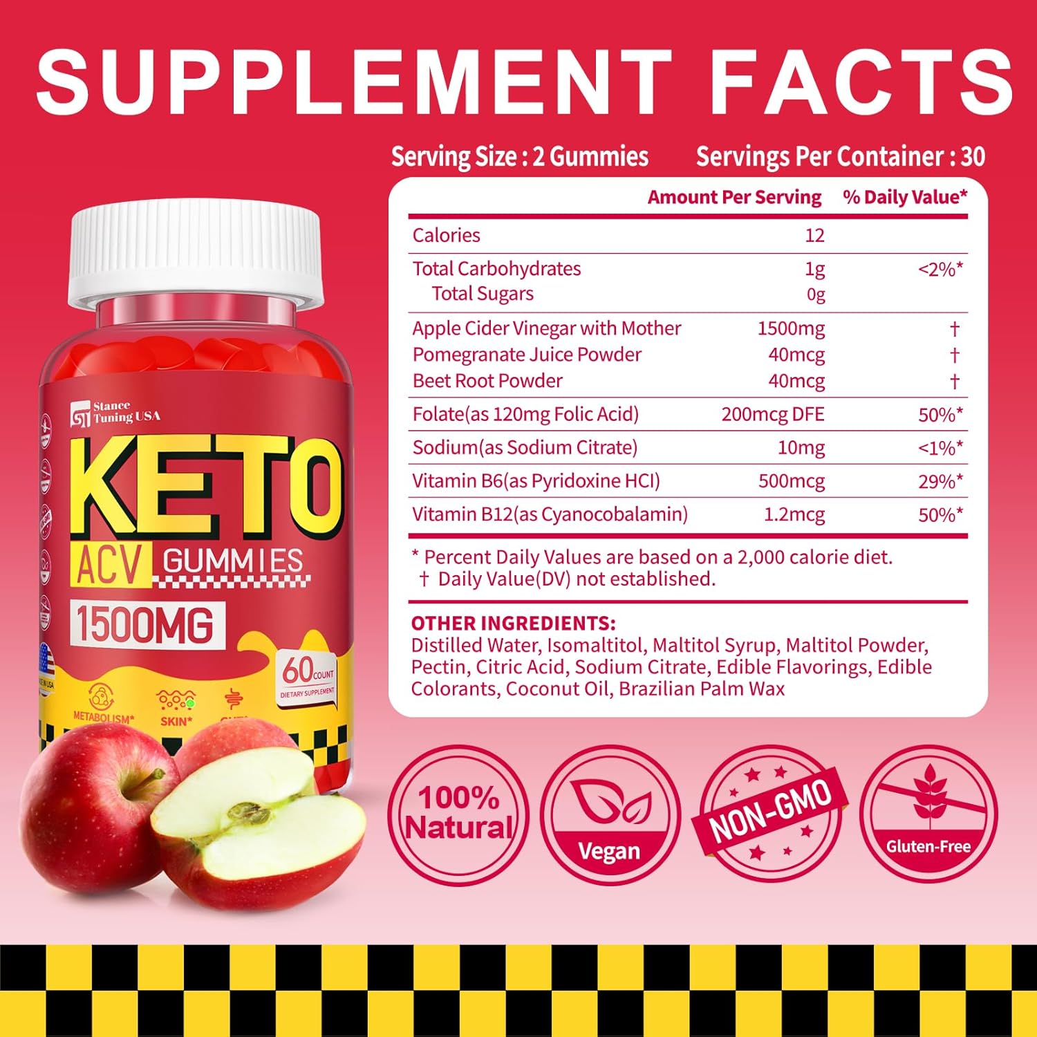 1500mg-acv-keto-gummies-with-probiotics-vitamins-for-gut-digestion---vegan-non-gmo-apple-cider-vinegar-gummies-for-women-and-men-by-stance-tuning-usa-3