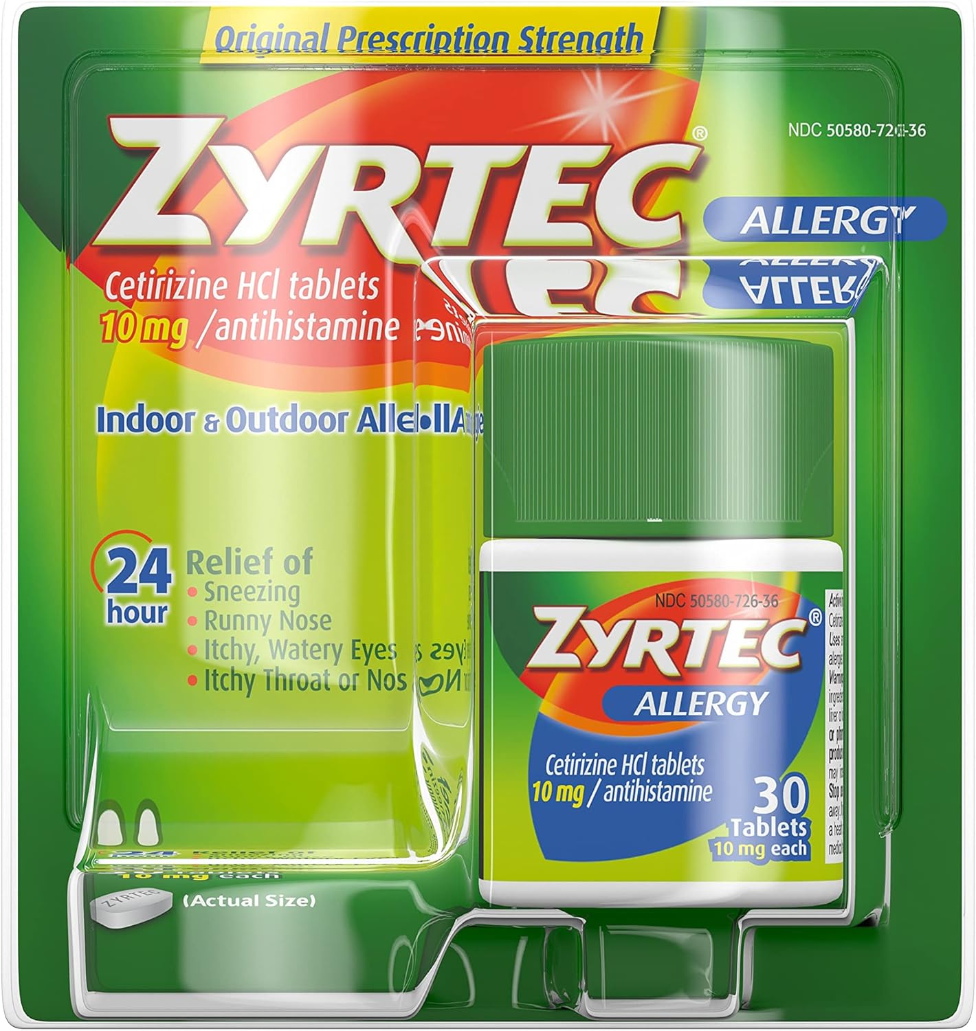 zyrtec-24-hour-allergy-relief-tablets-10-mg-cetirizine-hcl-antihistamine---30-count-2