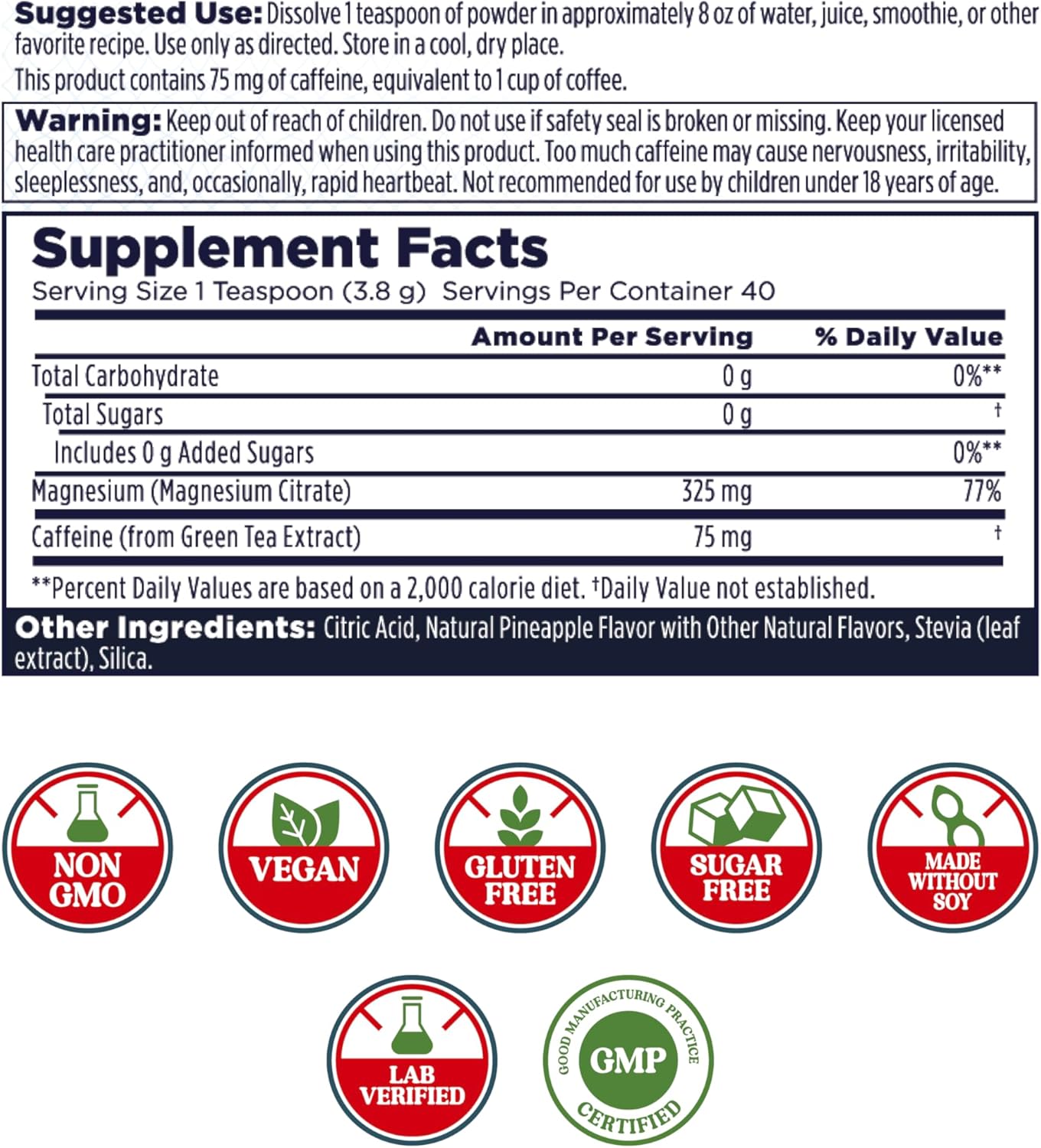 pineapple-flavored-energy-magnesium-citrate-powder-drink-with-green-tea-caffeine---sugar-free-40-servings-2