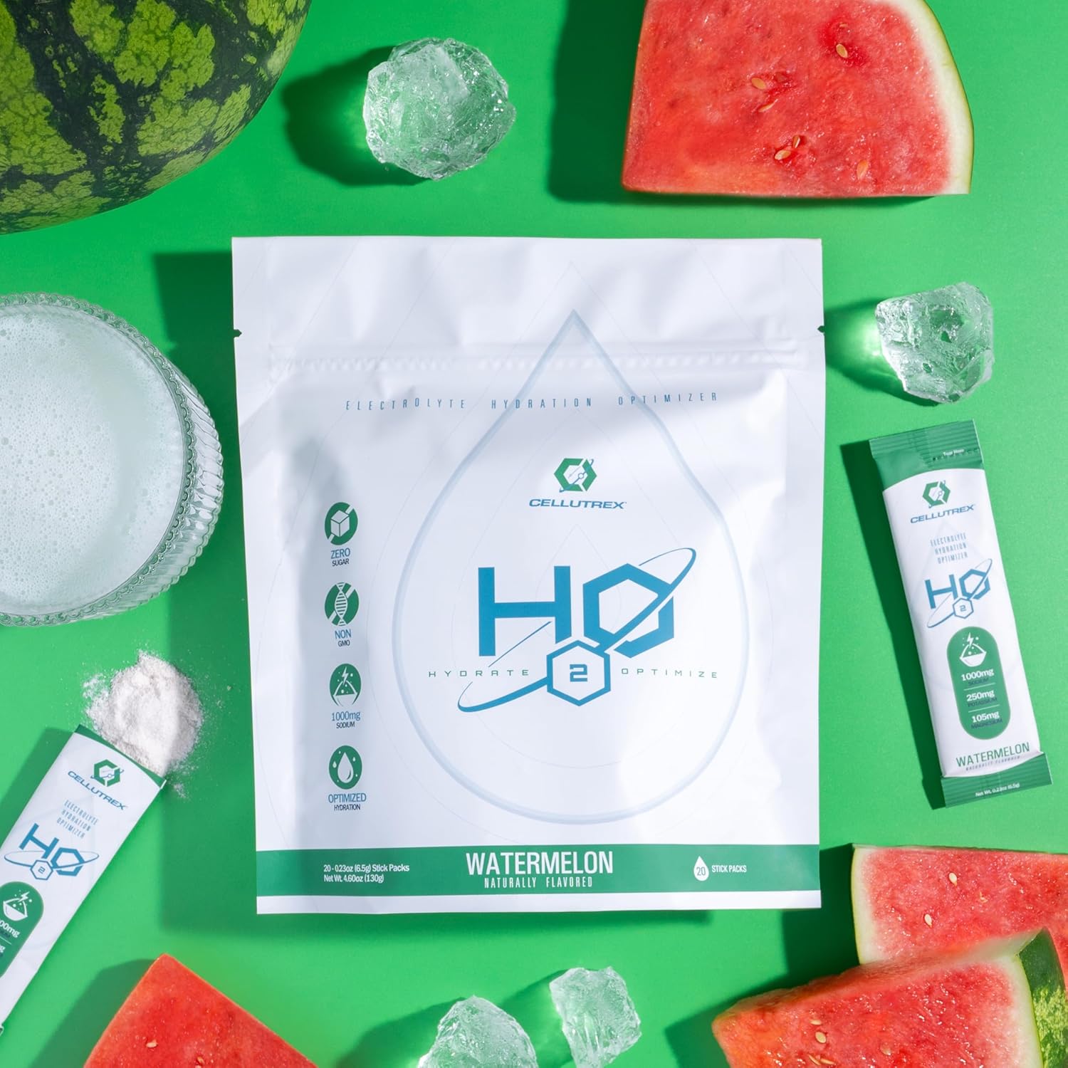 cellutrex-h2o-electrolytes-watermelon-flavored-powder-packets---zero-sugar-additive-free-hydration-for-workouts-fasting-20-sticks-3