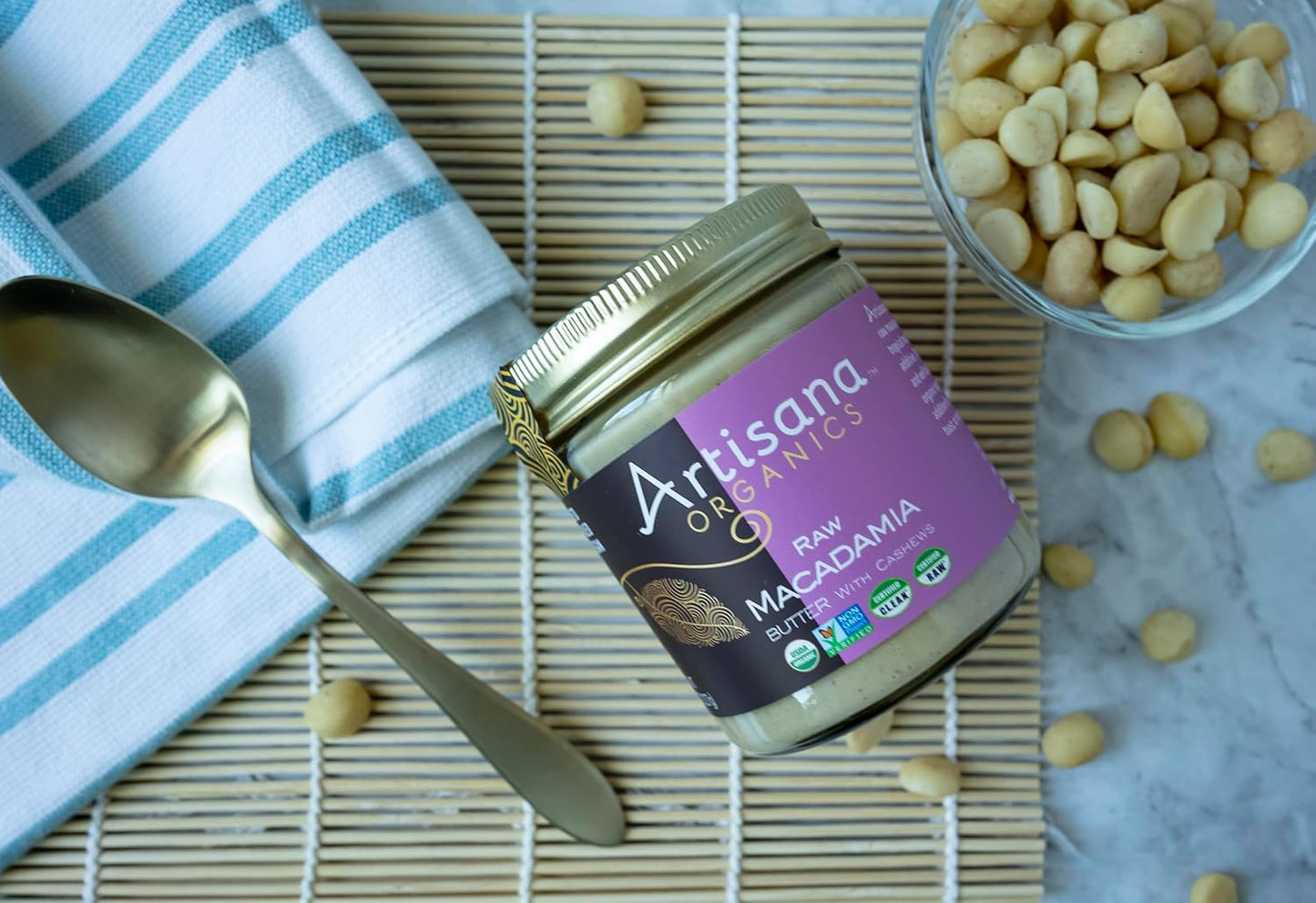 artisana-organics-raw-macadamia-cashew-butter-duo---2-pack-8oz-jars---organic-natural-3