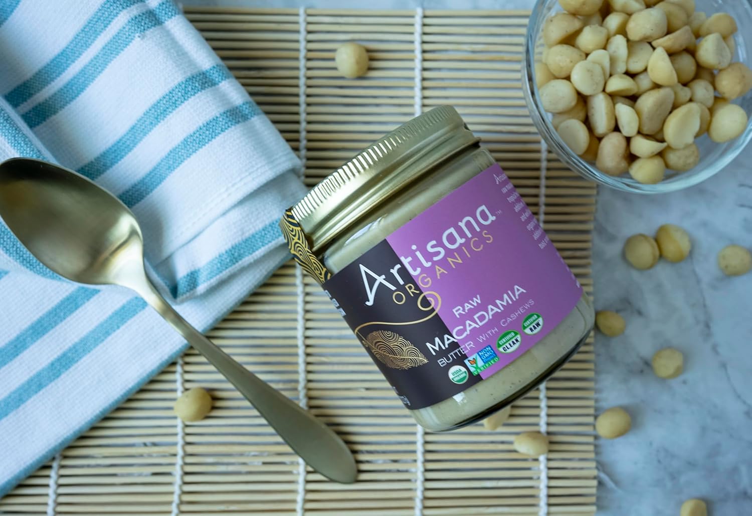 artisana-organics-raw-macadamia-cashew-butter-duo---2-pack-8oz-jars---organic-natural-3