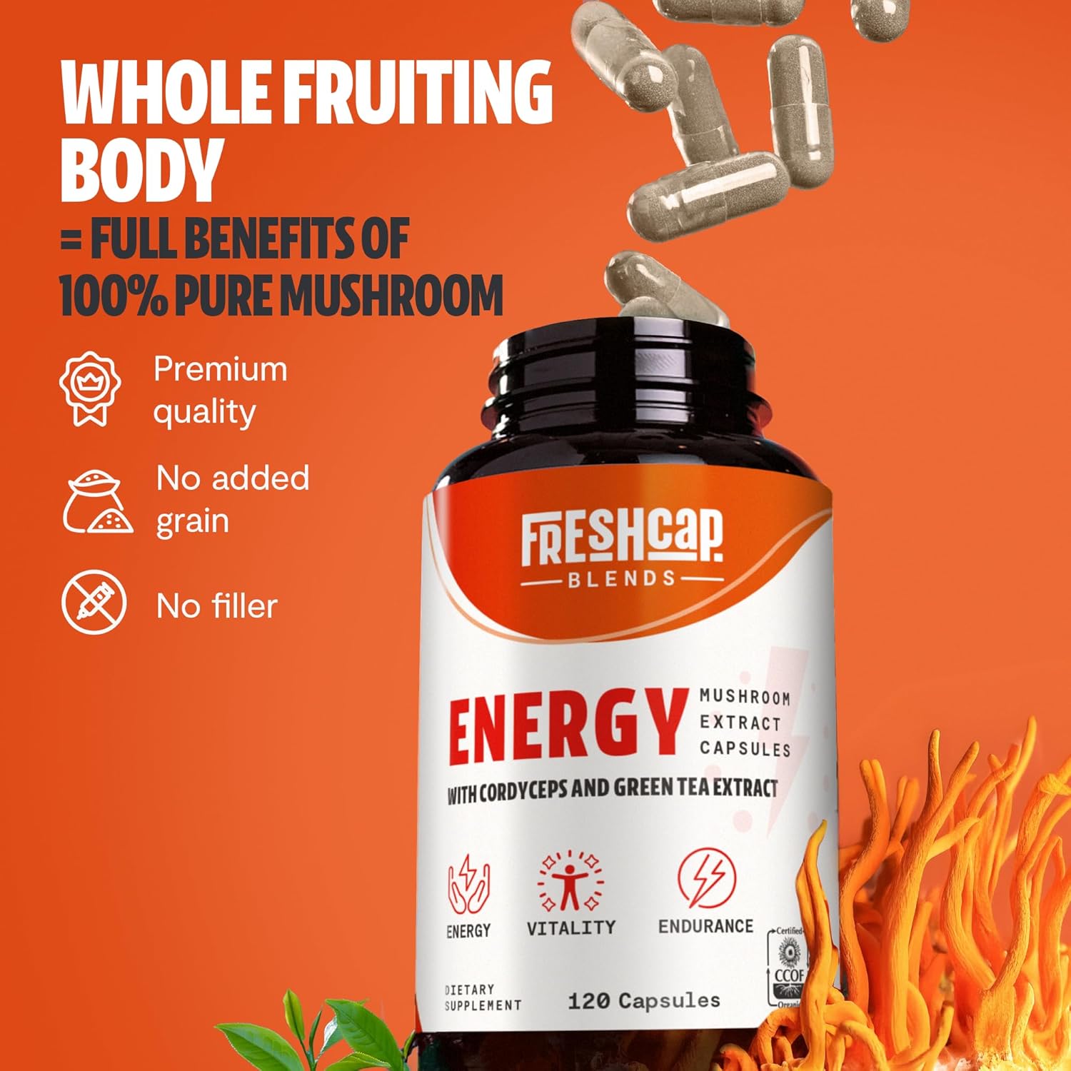 freshcap-energy-support-capsules---ayurveda-cordyceps-mushroom-blend-for-men-and-women---boost-energy-and-fight-fatigue-with-cordyceps-extract---120-capsules-6